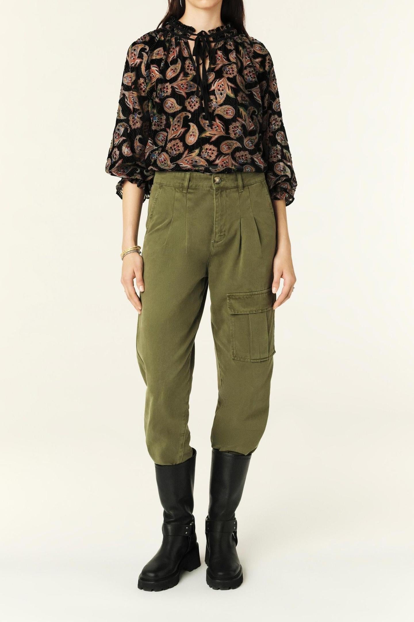 LONG SLEEVES BLOUSE BLACK 1