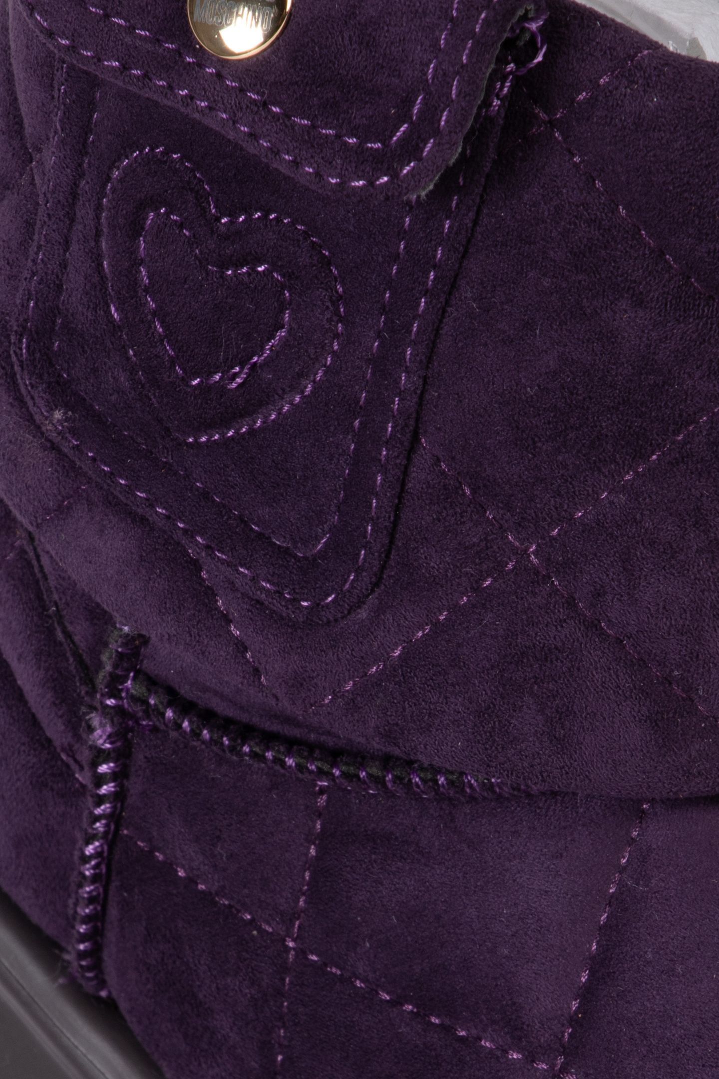 ANKLE BOOTS IN SOFT QUILTED FABRIC BLUE 2