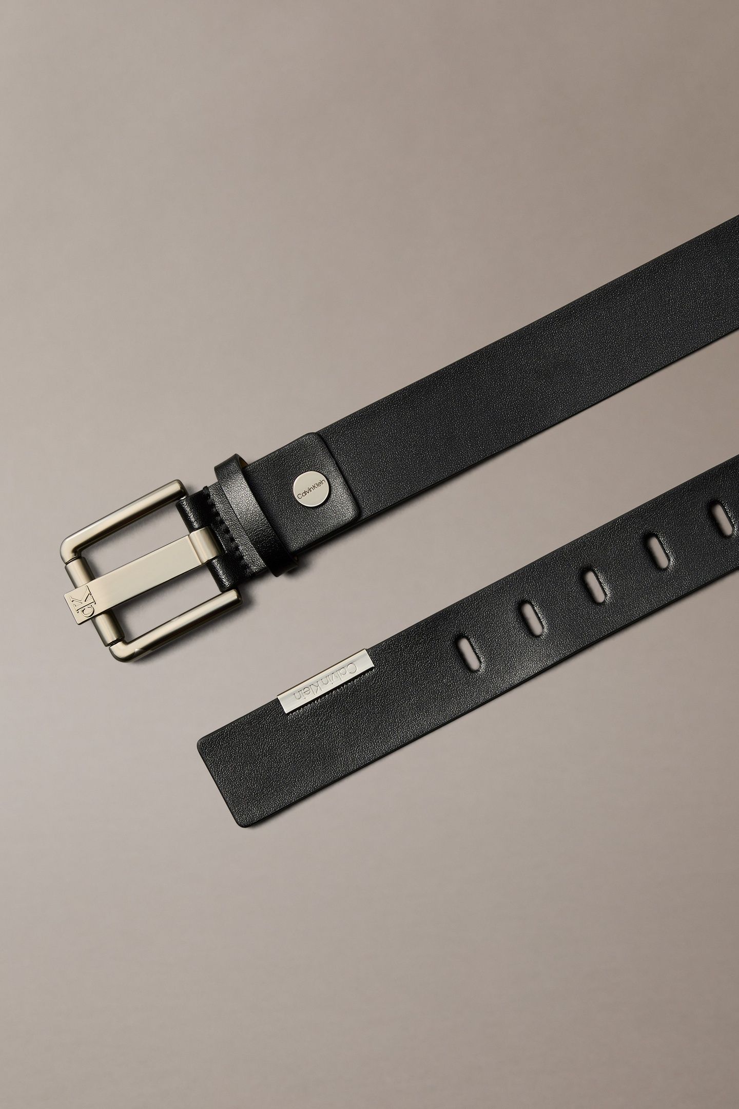CK PRONG BUCKLE 35MM BELT BLACK 4