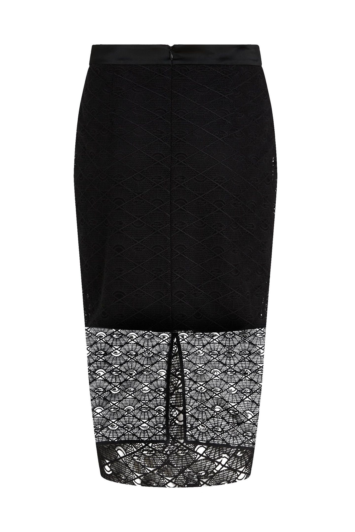 FAN LACE SKIRT BLACK 4