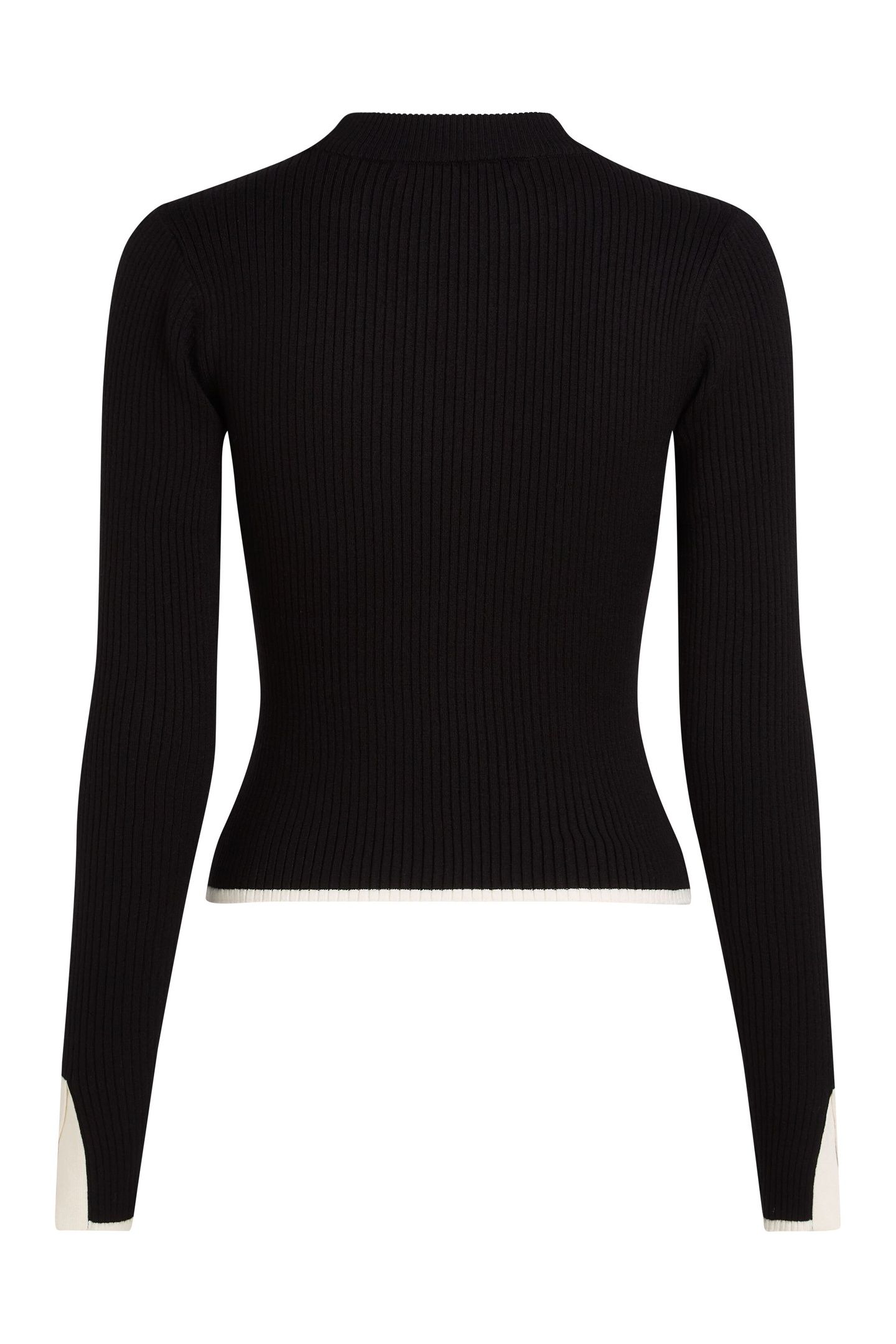 KLJ MOCK NECK SWEATER BLACK 4