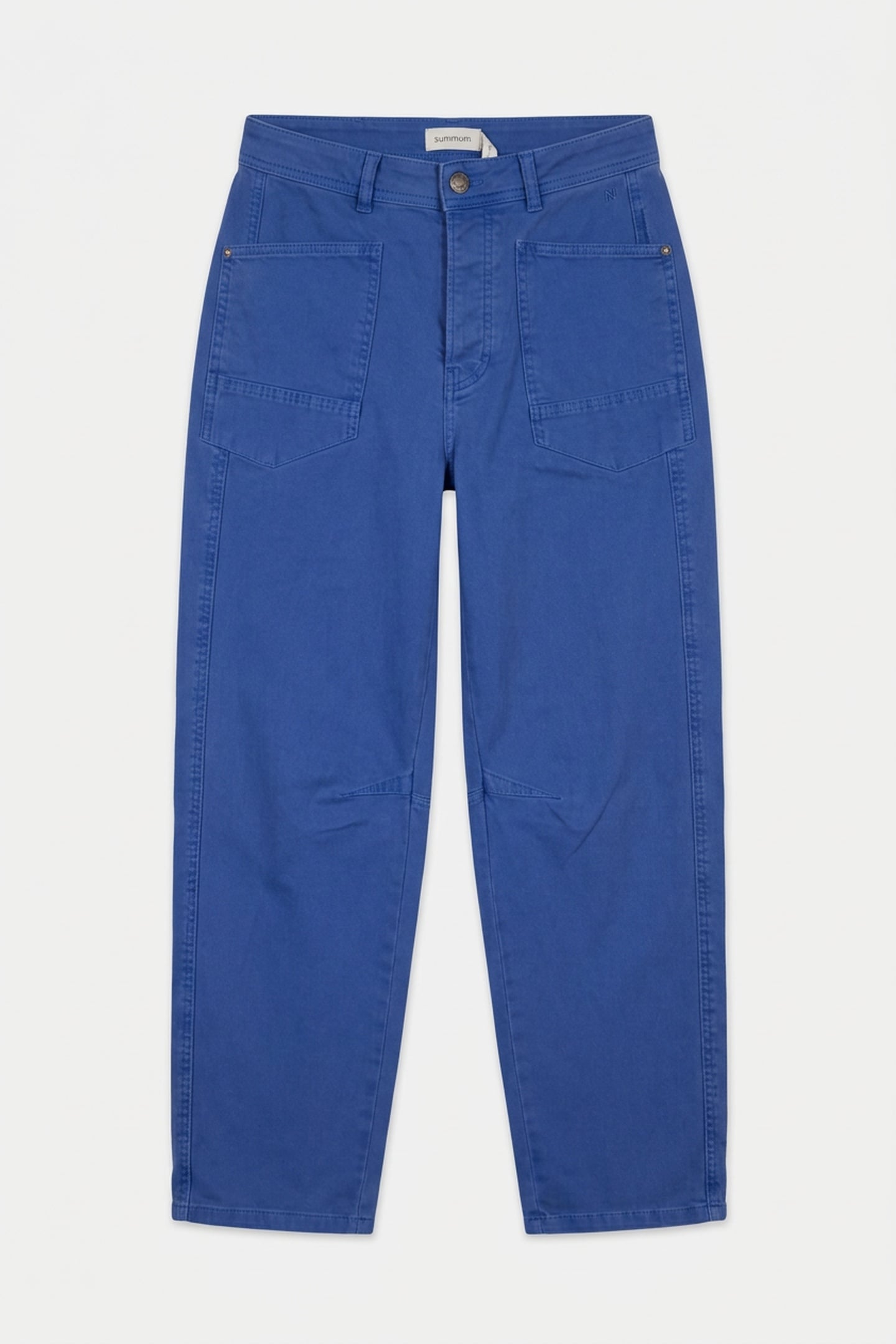 COCOON PANTS VINTAGE COMF STRETCH TWILL ROYAL BLUE 3
