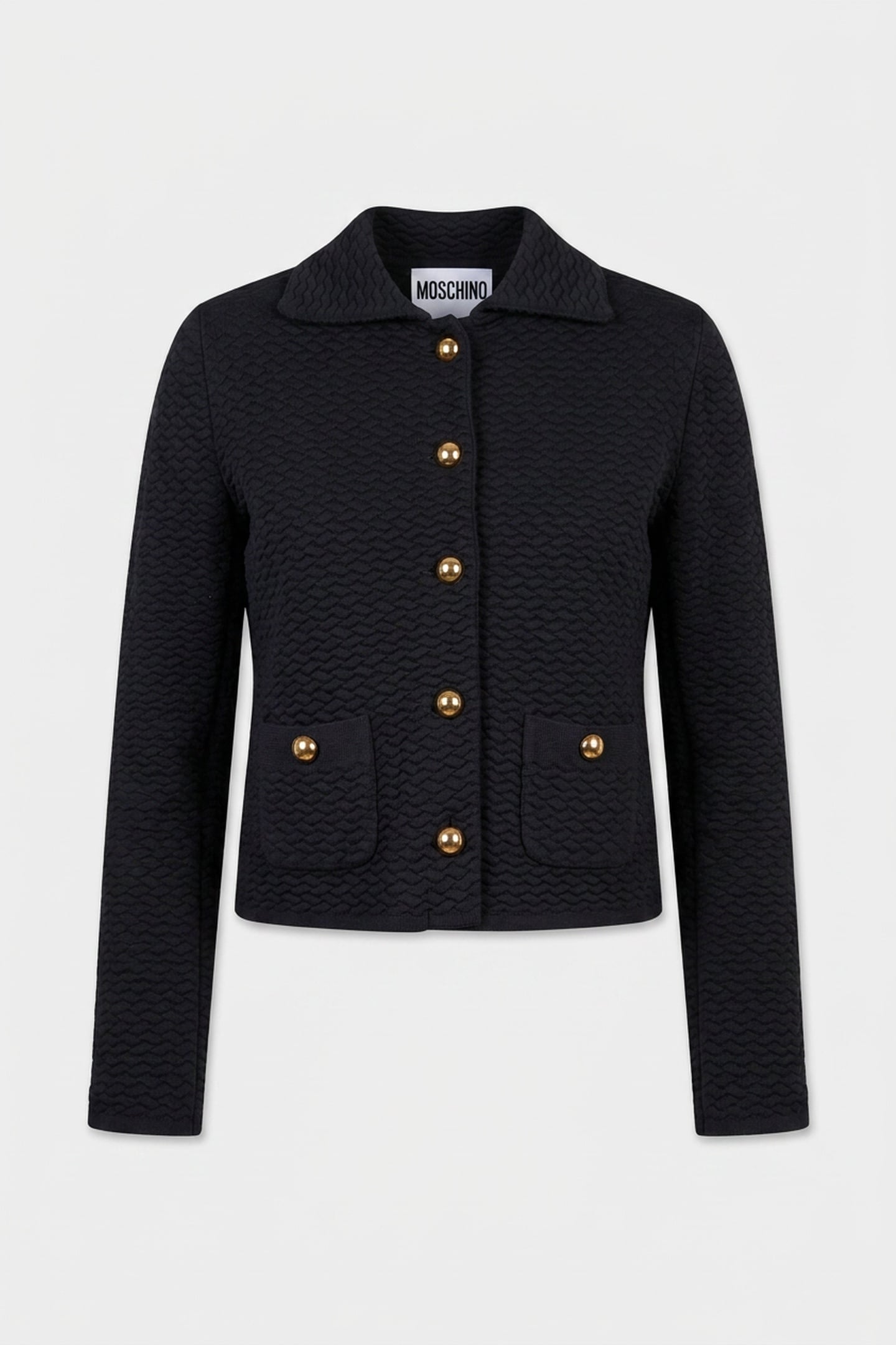 KNITTED JACKET BLACK 3