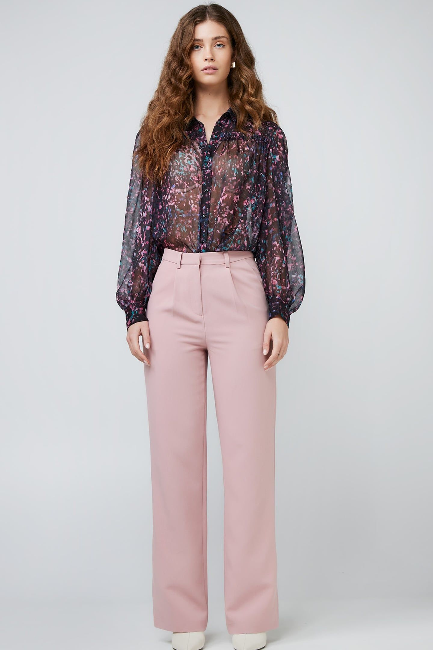 KENDY BLOUSE BURGUNDY 1