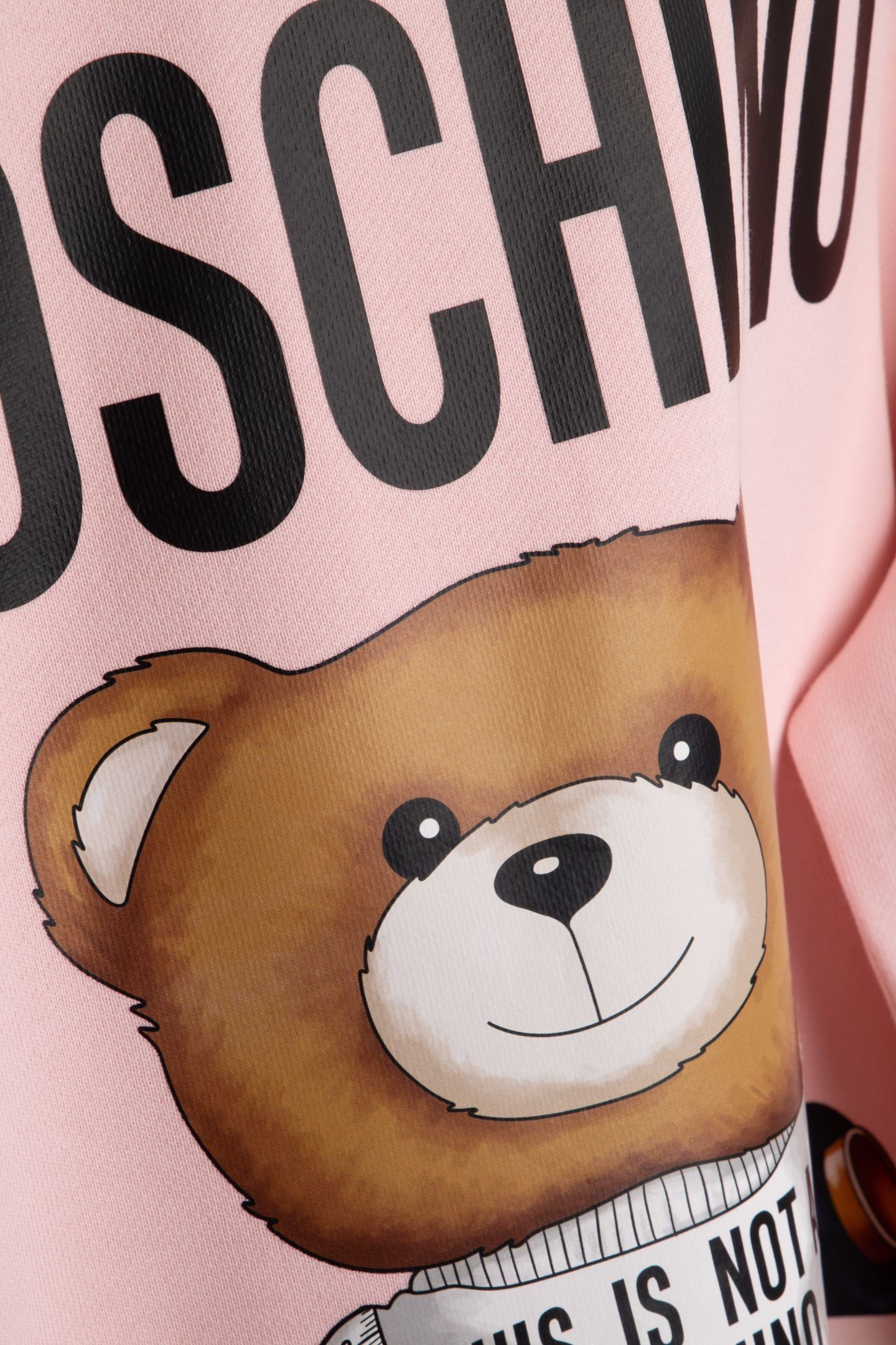 TAILOR TEDDY BEAR ORGANIC COTTON SWEATSHIRT PINK 4