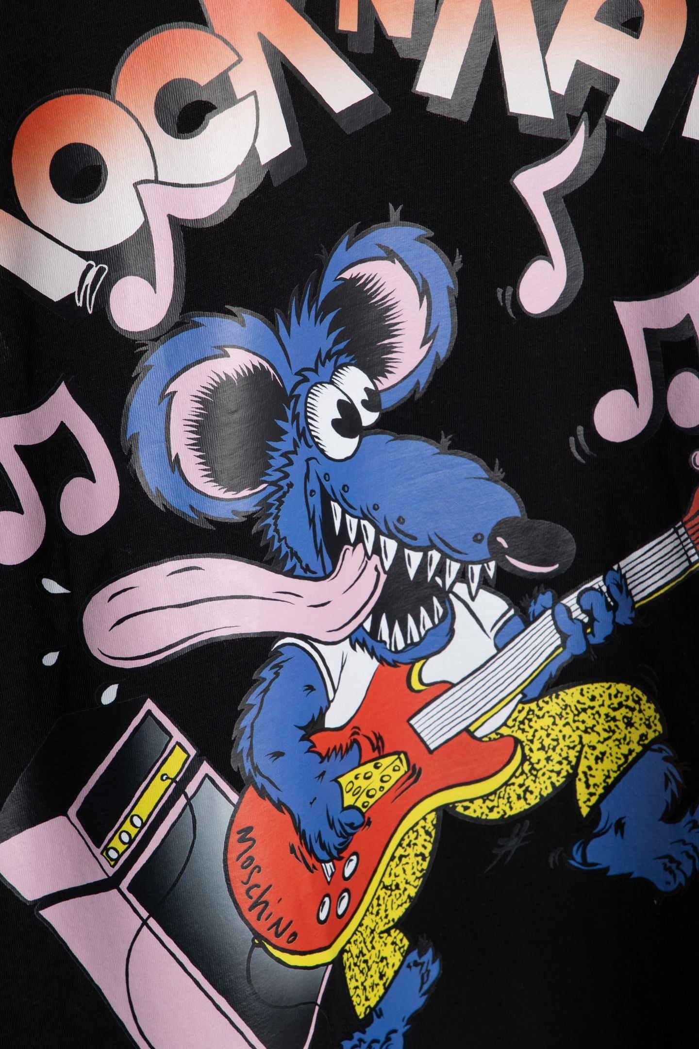 ROCK'N'RAT ORGANIC JERSEY T-SHIRT BLACK 4