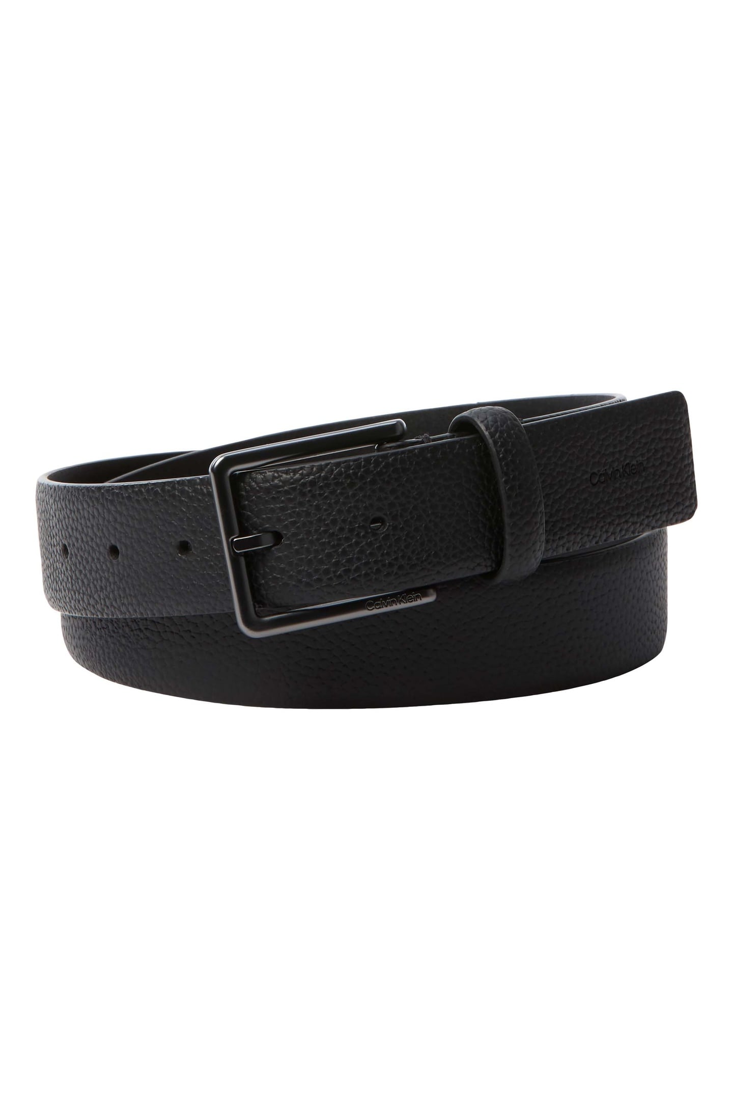 CASUAL PIN BUCKLE BELT BLACK/MATTE GUNMETAL 1