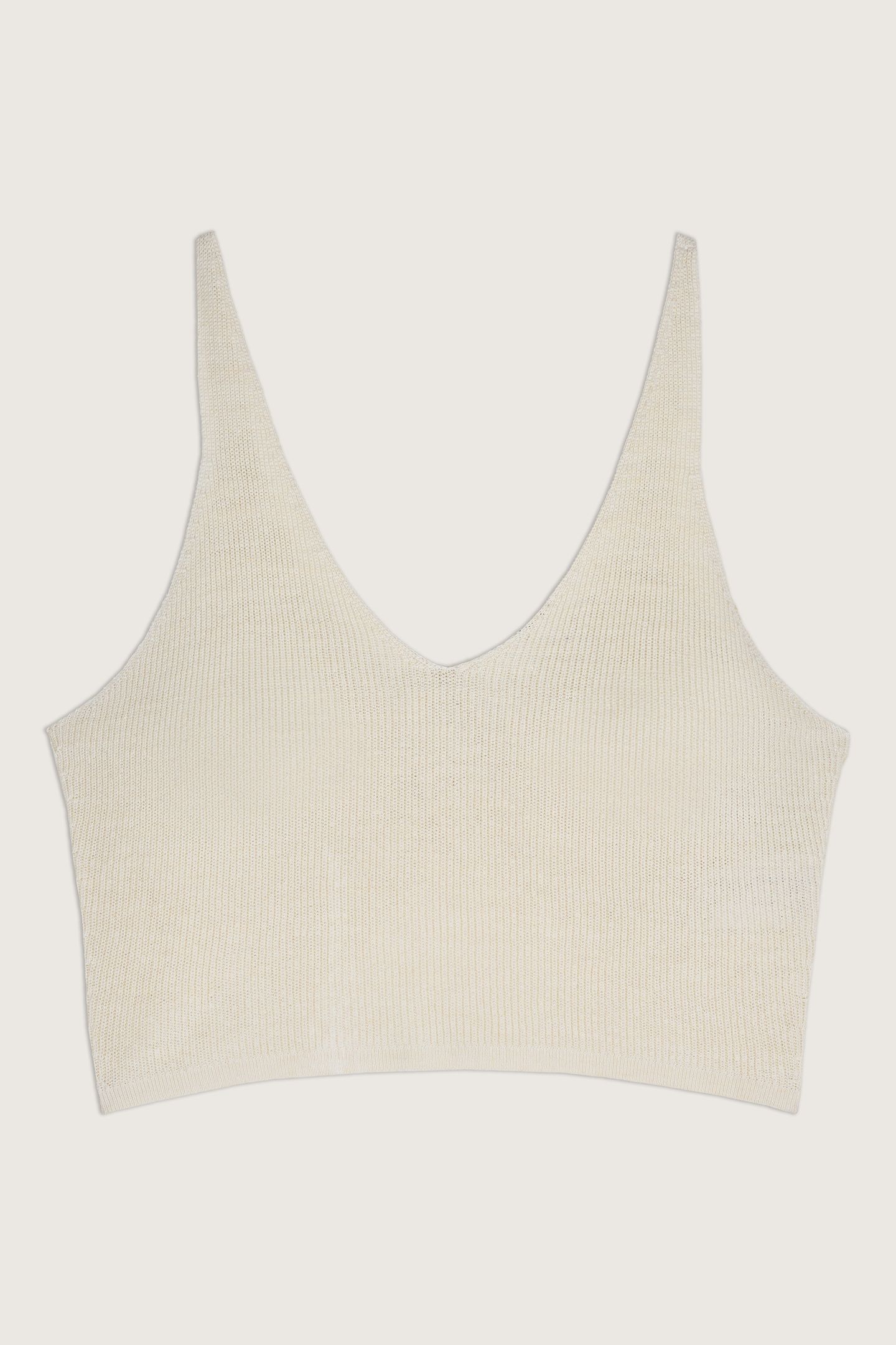 SLEEVELESS KNIT ECRU 4