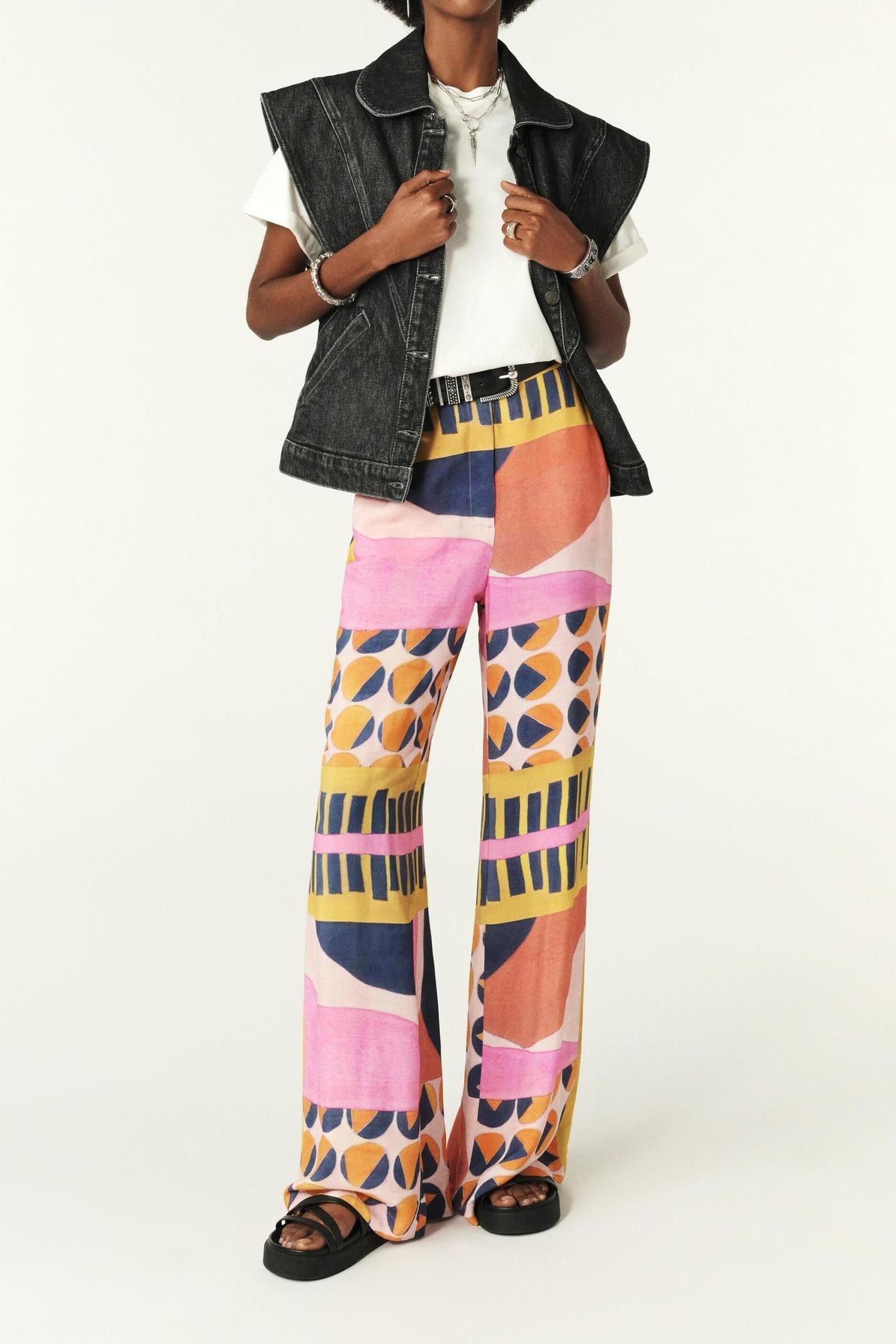 WIDE TROUSERS ROSE 1