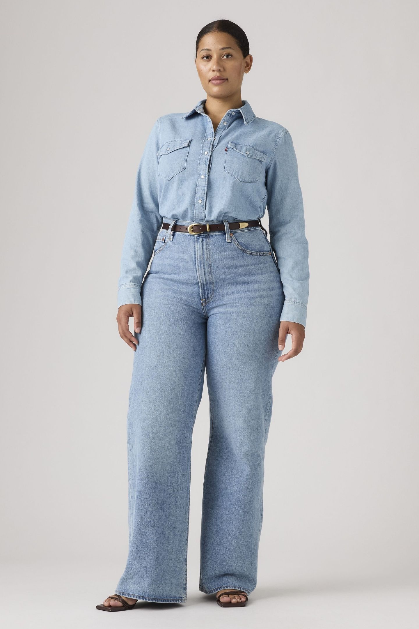 RIBCAGE WIDE LEG JEANS 6