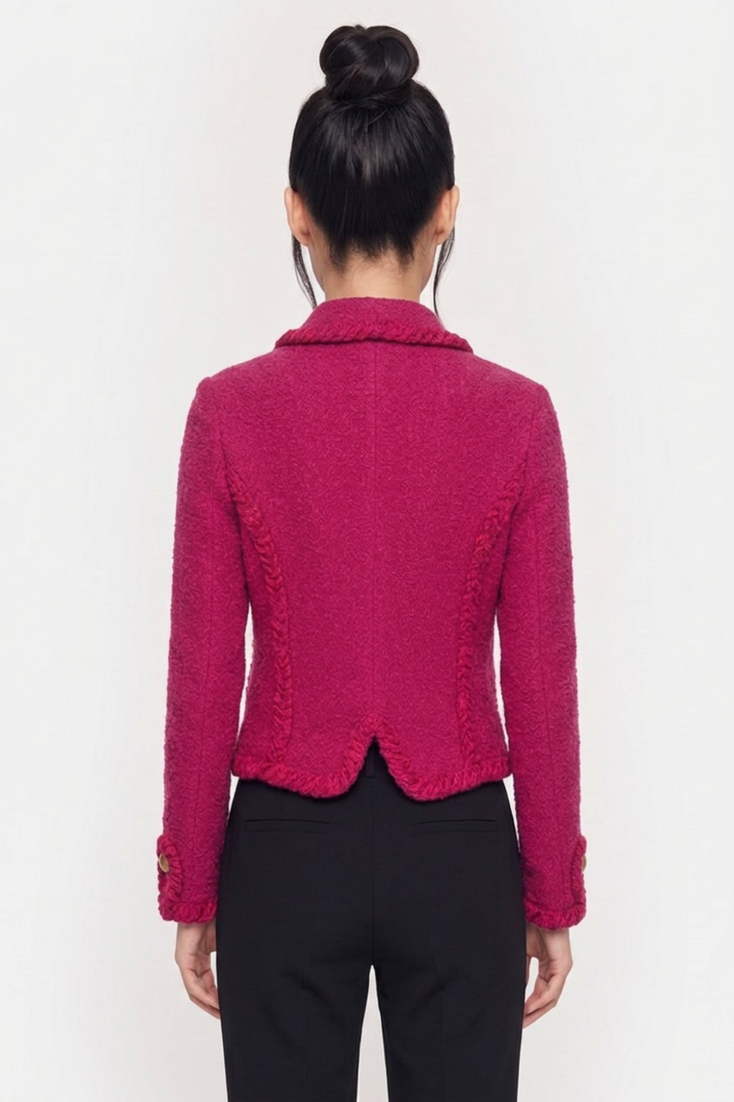 KNITTED JACKET PURPLE 2