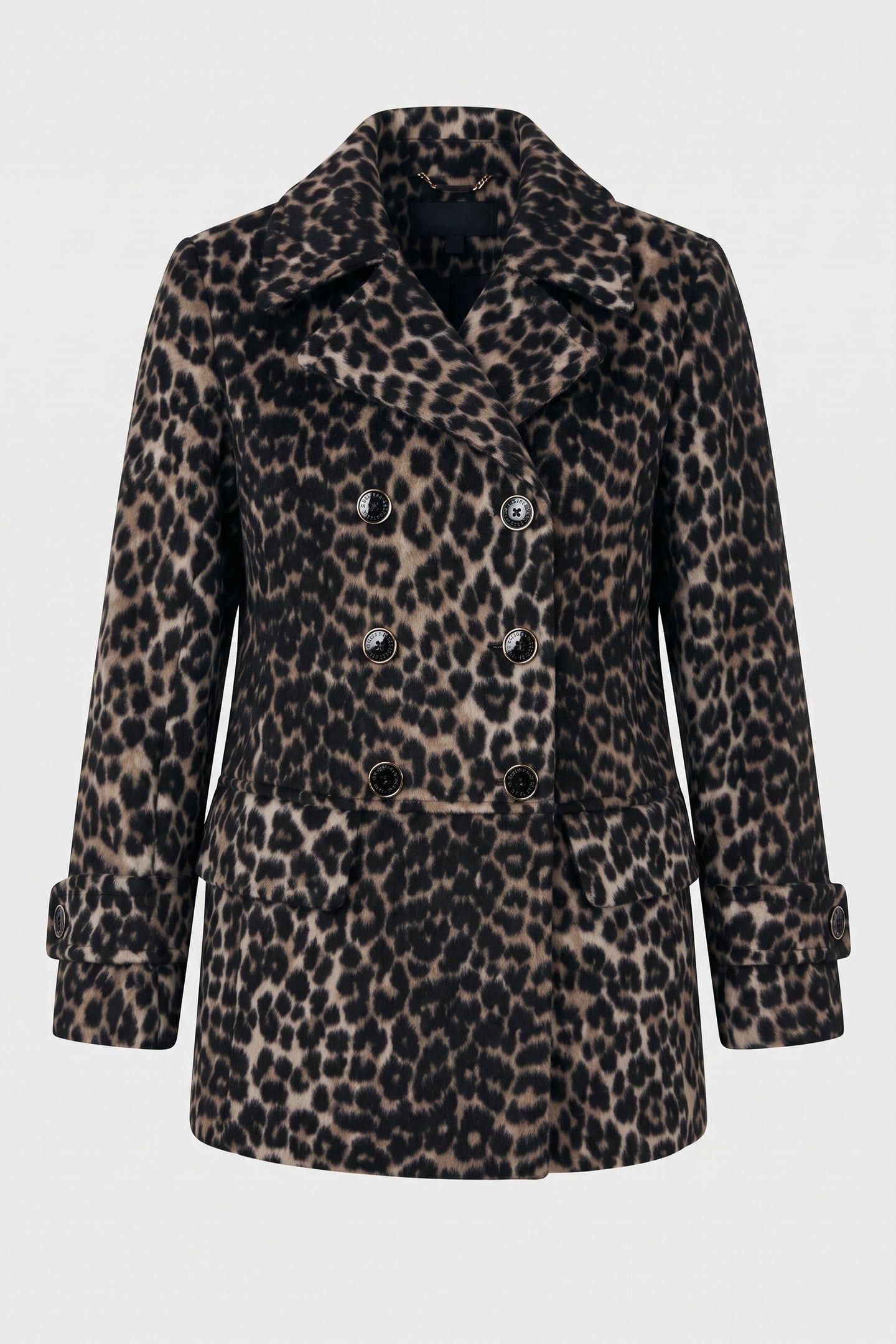 LEOPARD PEACOAT LEOPARD 3