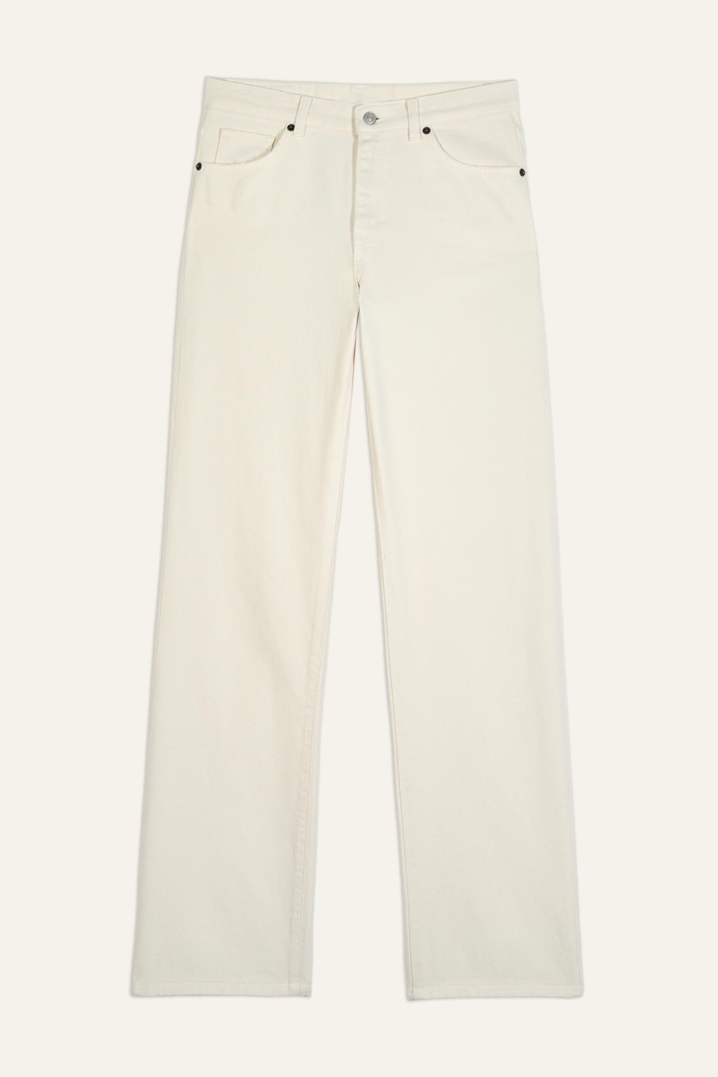 STRAIGHT TROUSERS ECRU 5