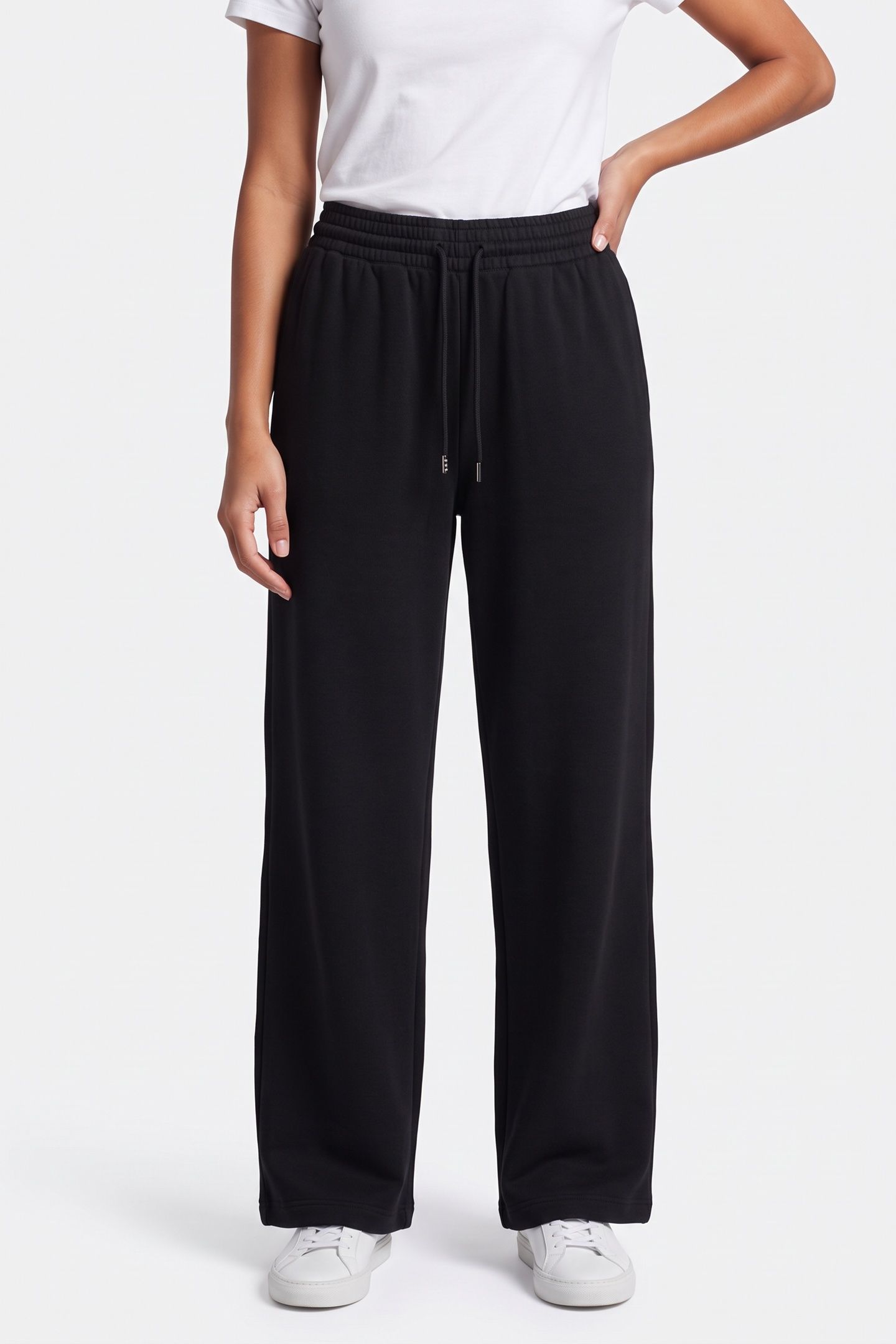 PIA CO LYOCELL TROUSERS BLACK 1