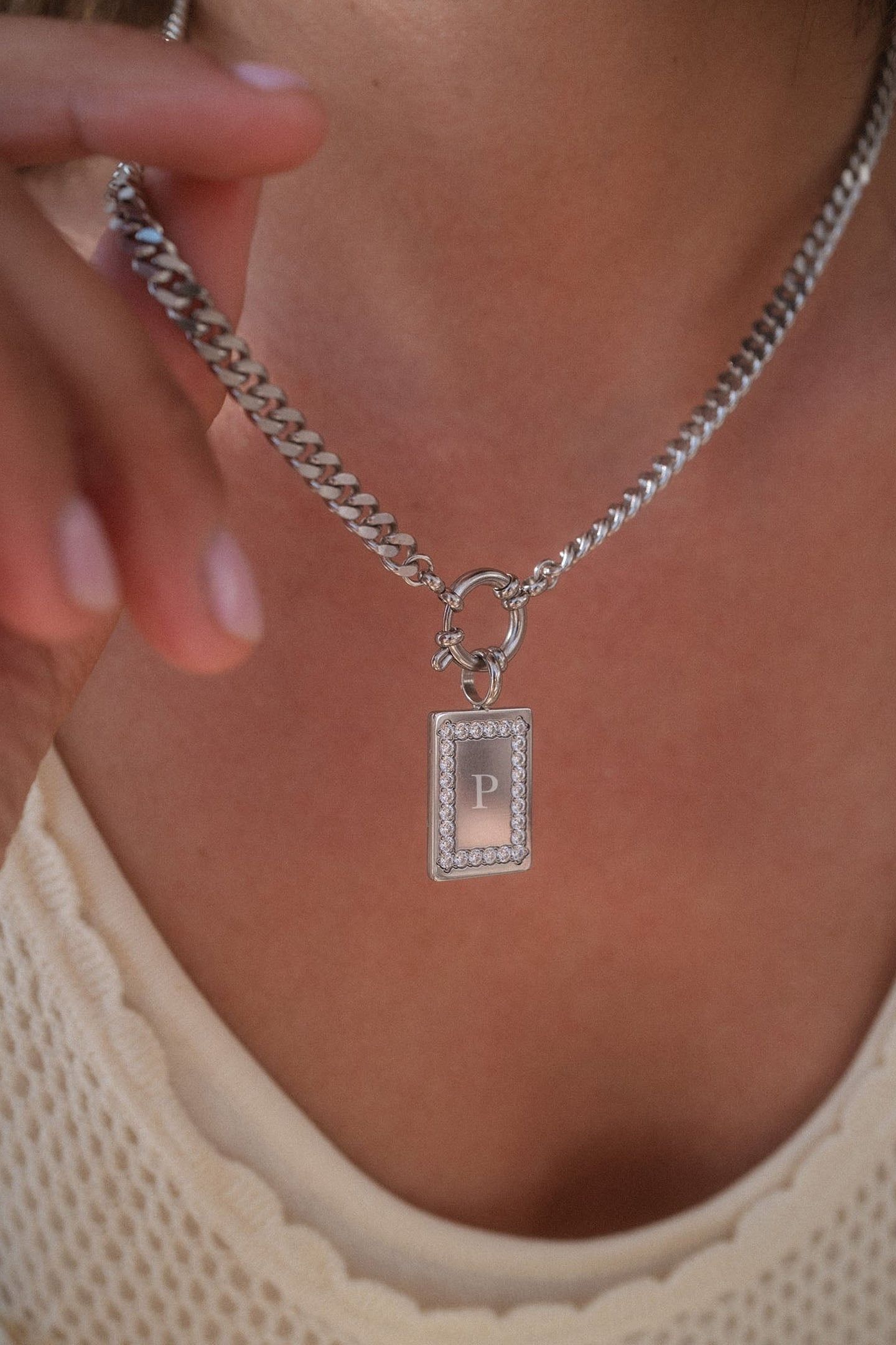 GLIMMER CHARM SILVER 3