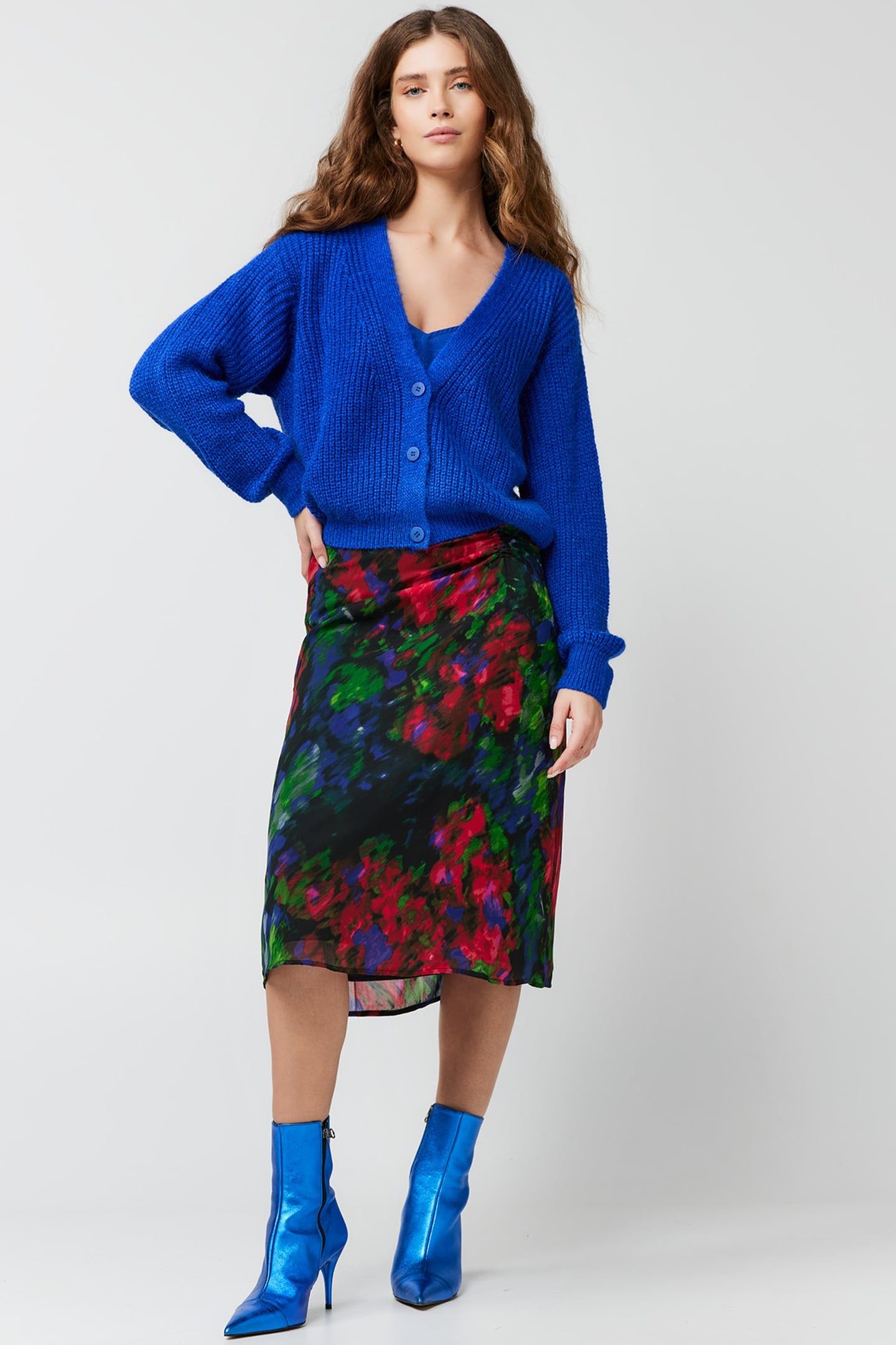 PARKER CARDIGAN COBALT BLUE 1