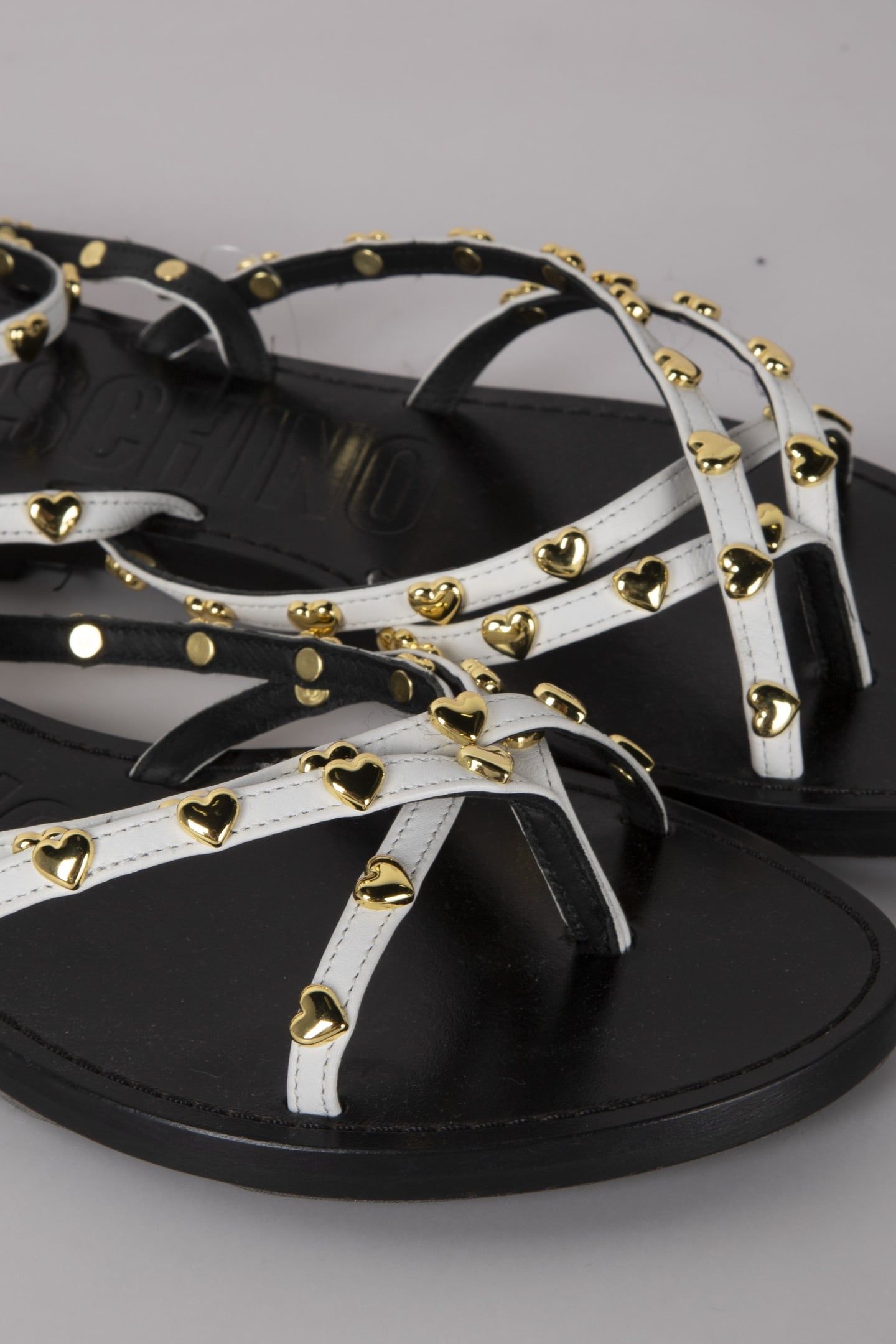 LEATHER SANDALS WHITE 4