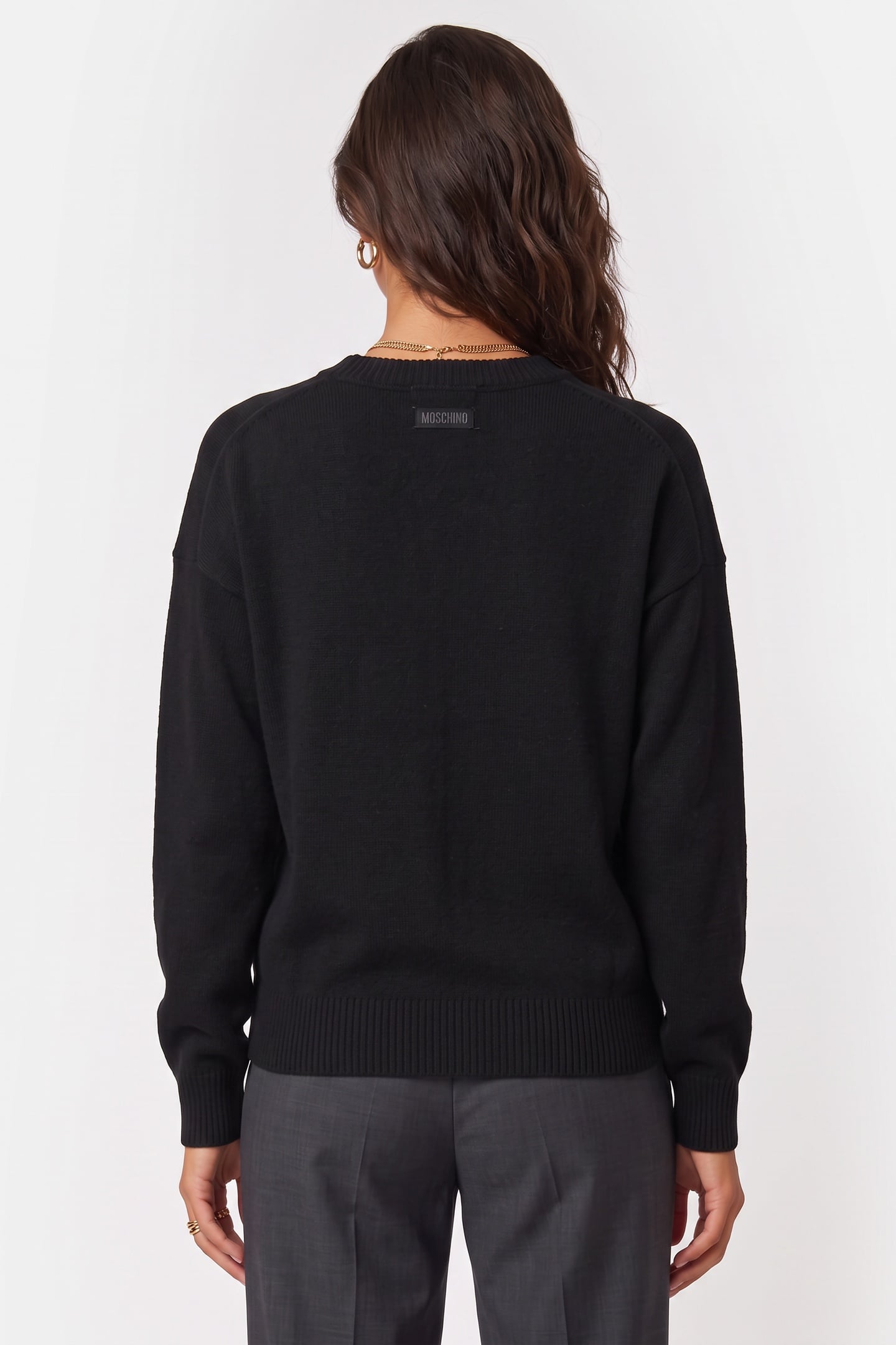 WOOL PULLOVER INSIDE OUT LOGO BLACK 2