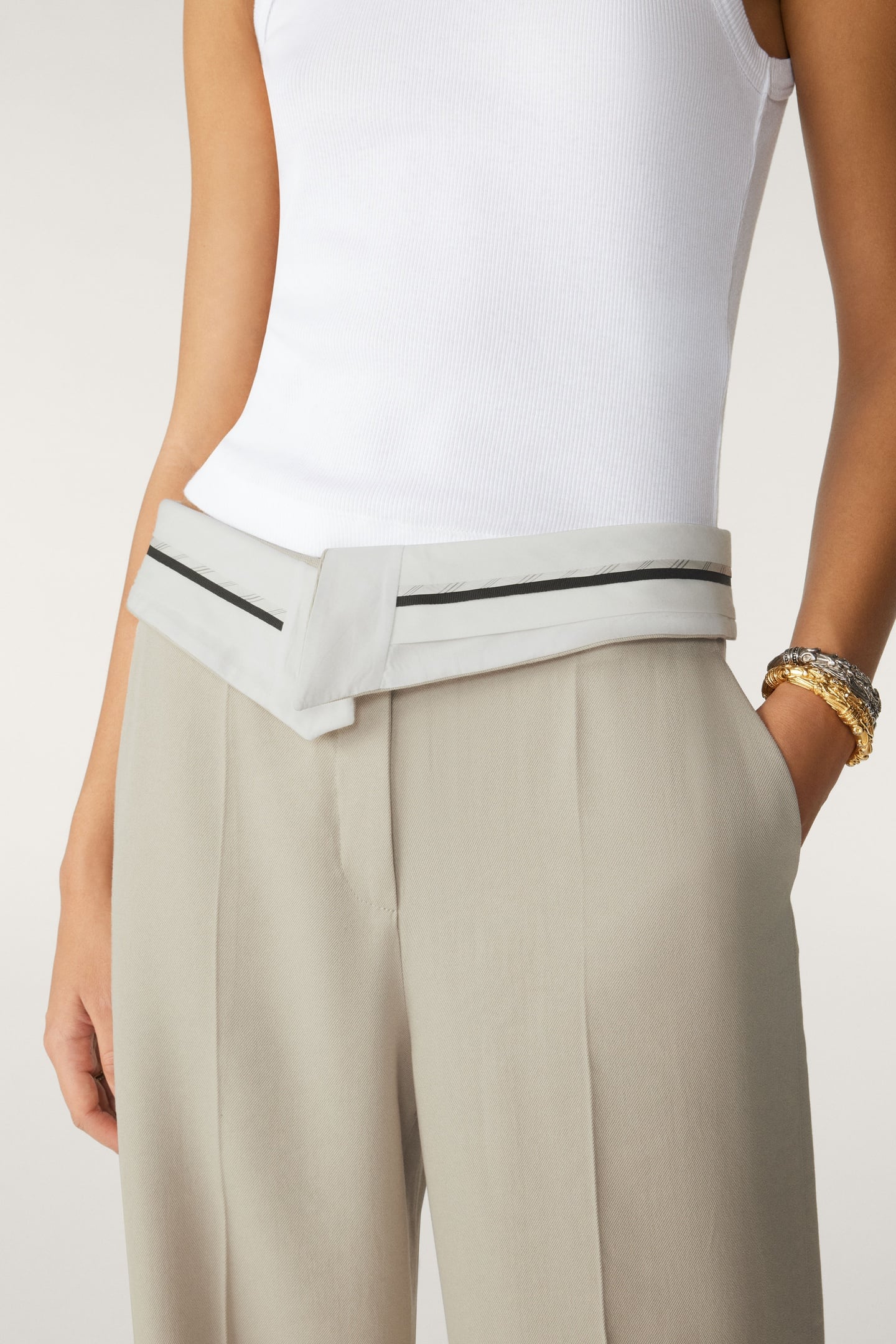 WIDE TROUSERS BEIGE 6