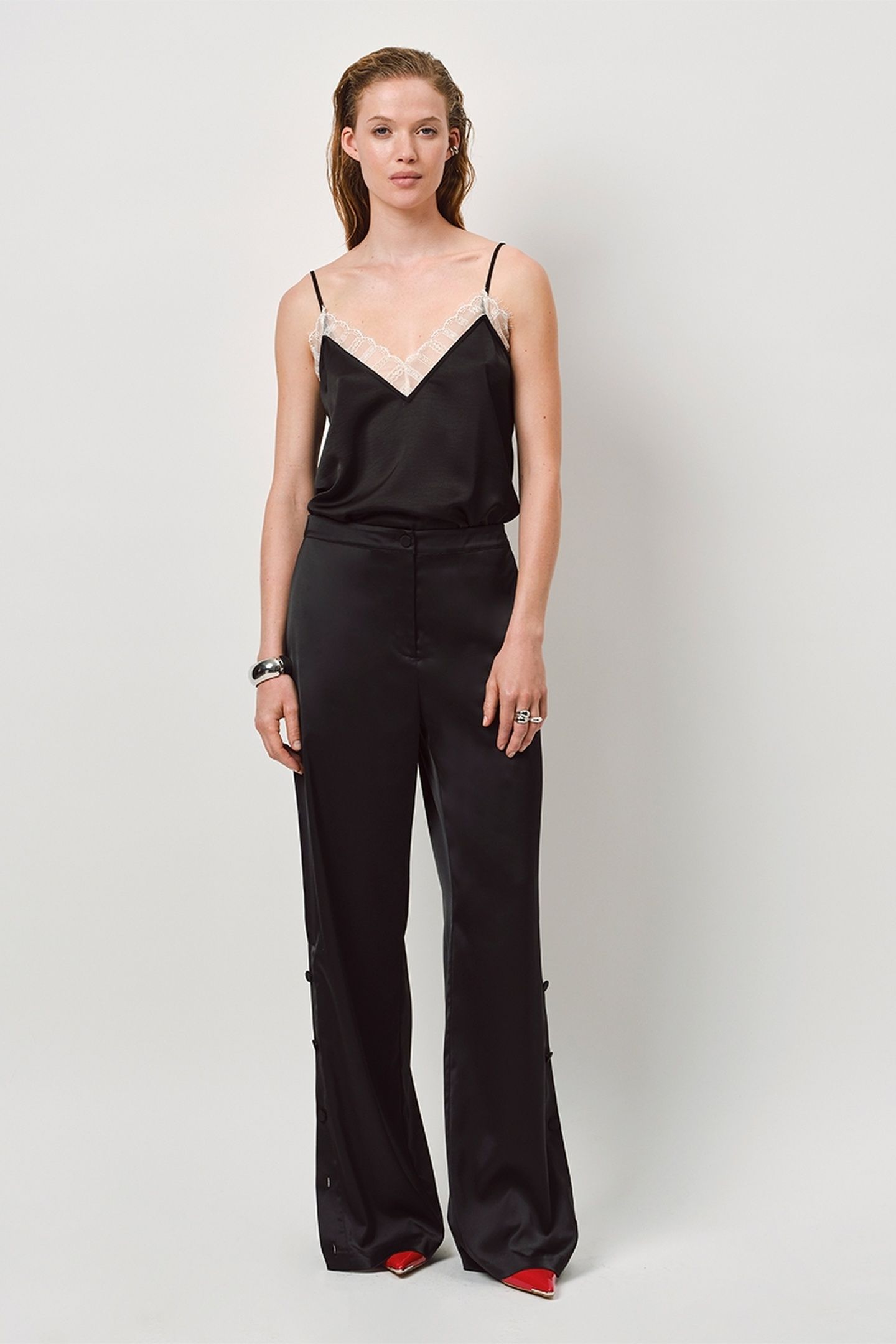 DANTE6-IPSO LACE CAMISOLE RAVEN 1