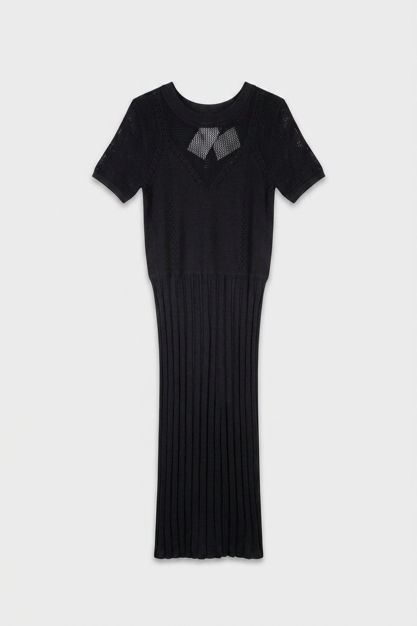 KNIT DRESS BLACK 3