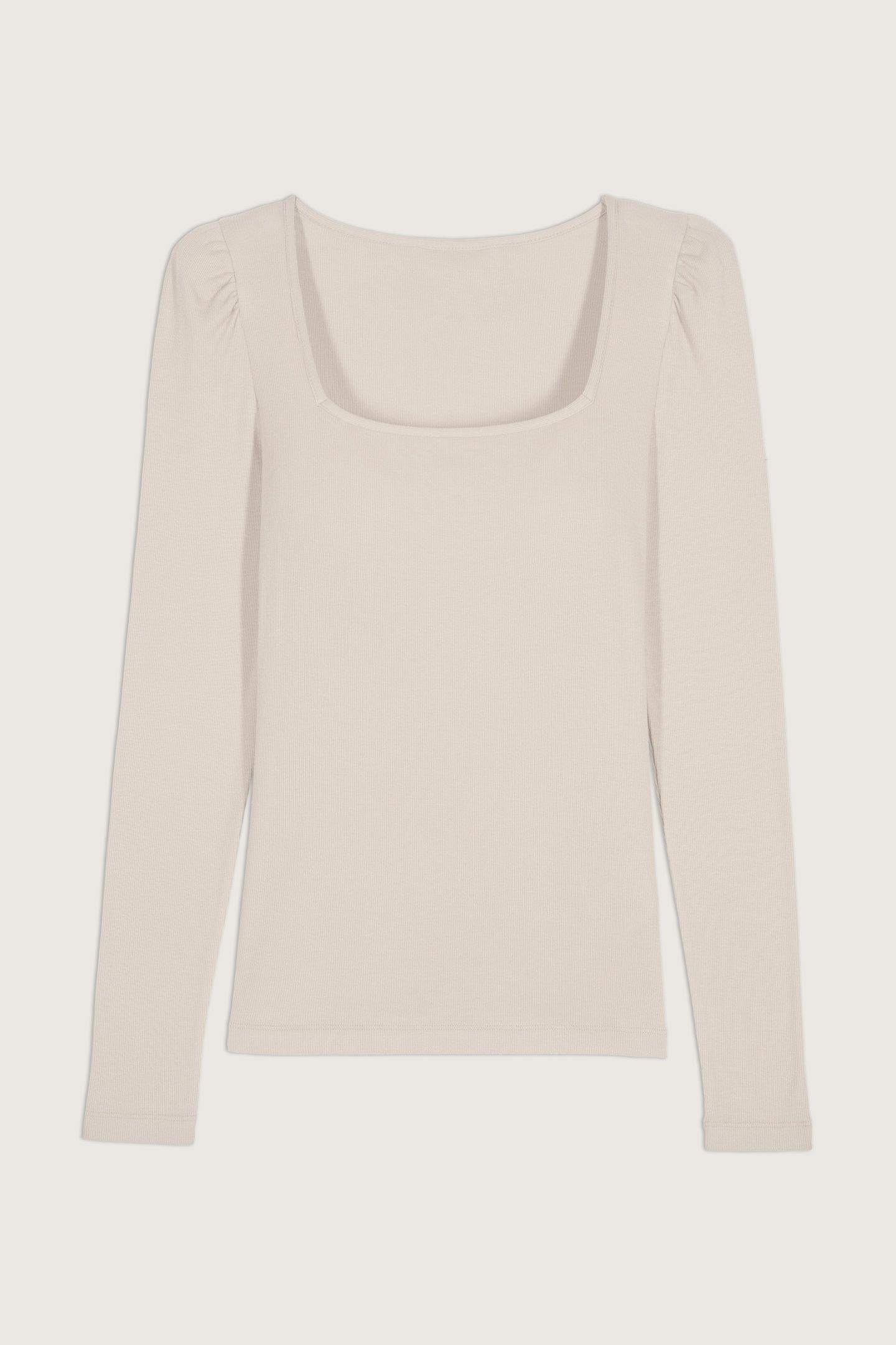 LONG SLEEVES TEE ECRU 3