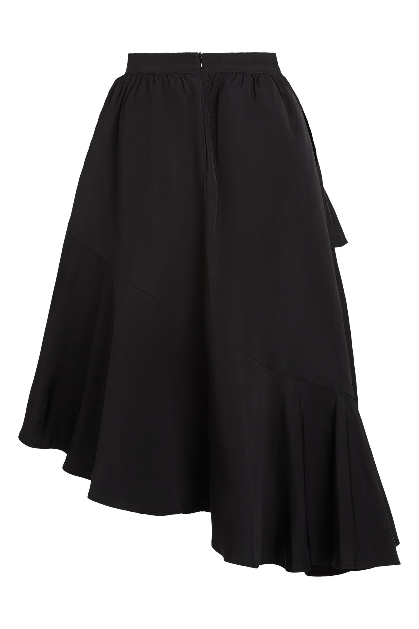 VOLUMINOUS RUFFLE SKIRT BLACK 4