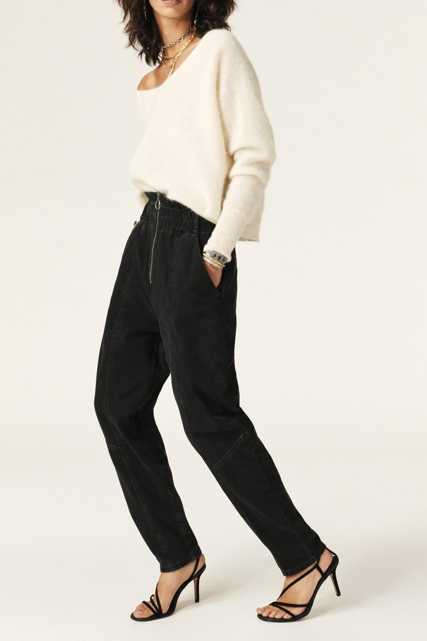 STRAIGHT TROUSERS BLACK 6