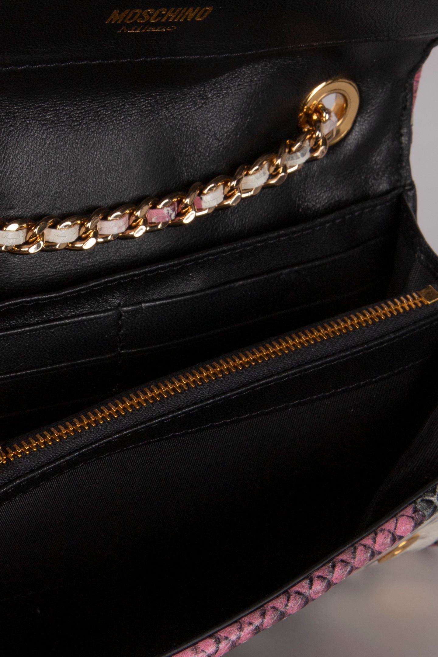 WALLET ON CHAIN BIKER BAG PINK 5