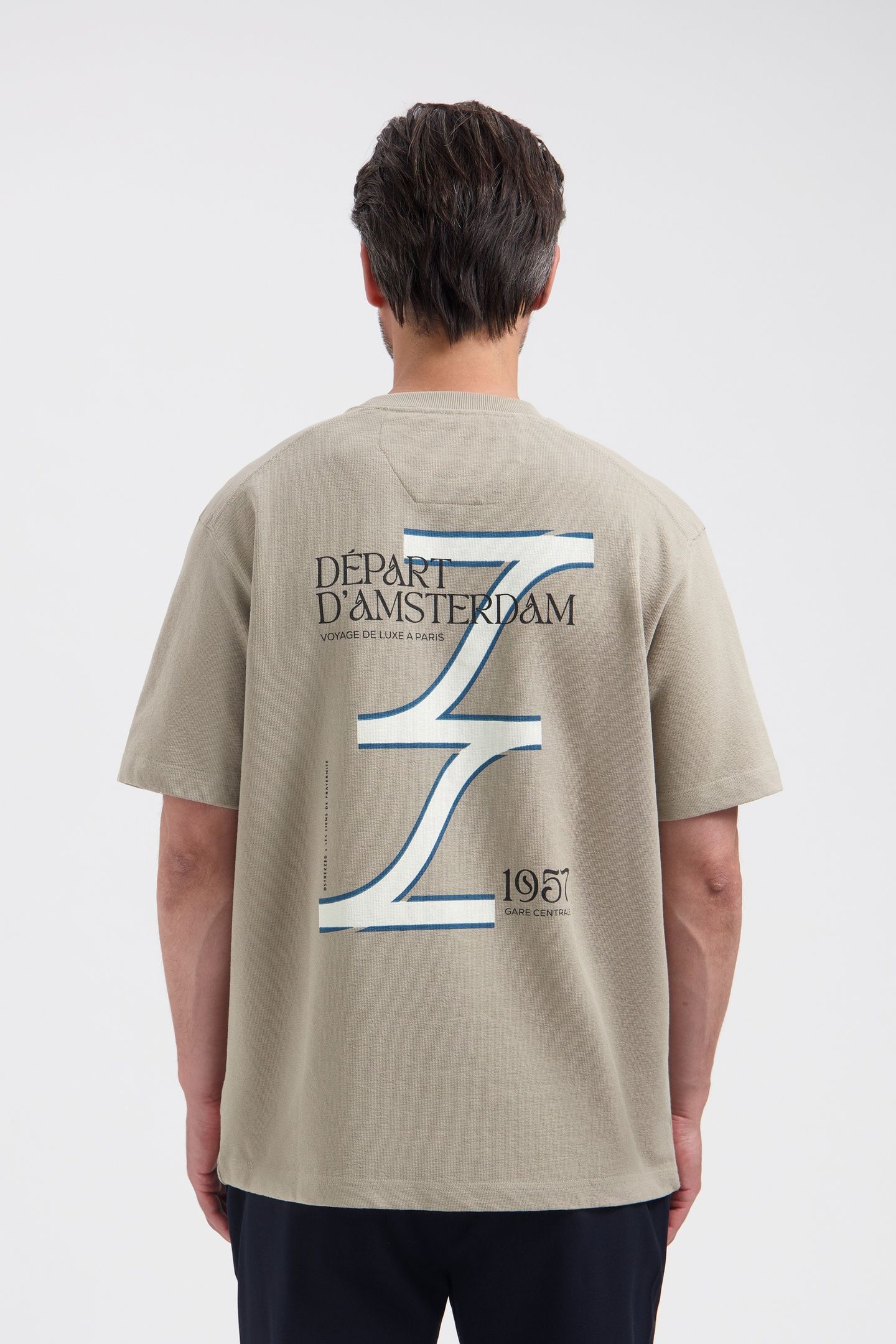 DS_LASSE TEE GRAPHIC VINTAGE KHAKI VINTAGE KHAKI 2