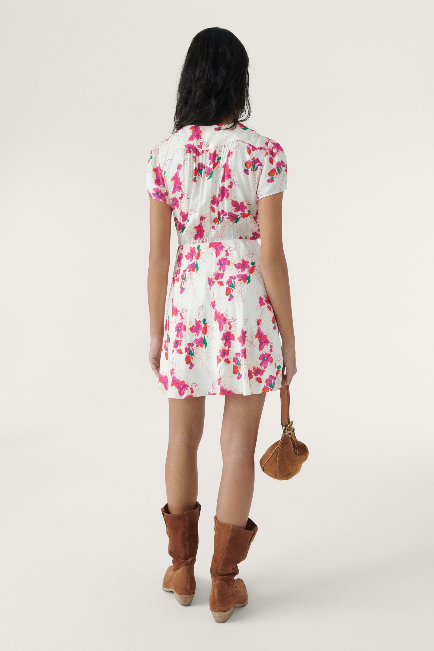 MINI DRESS ECRU 2