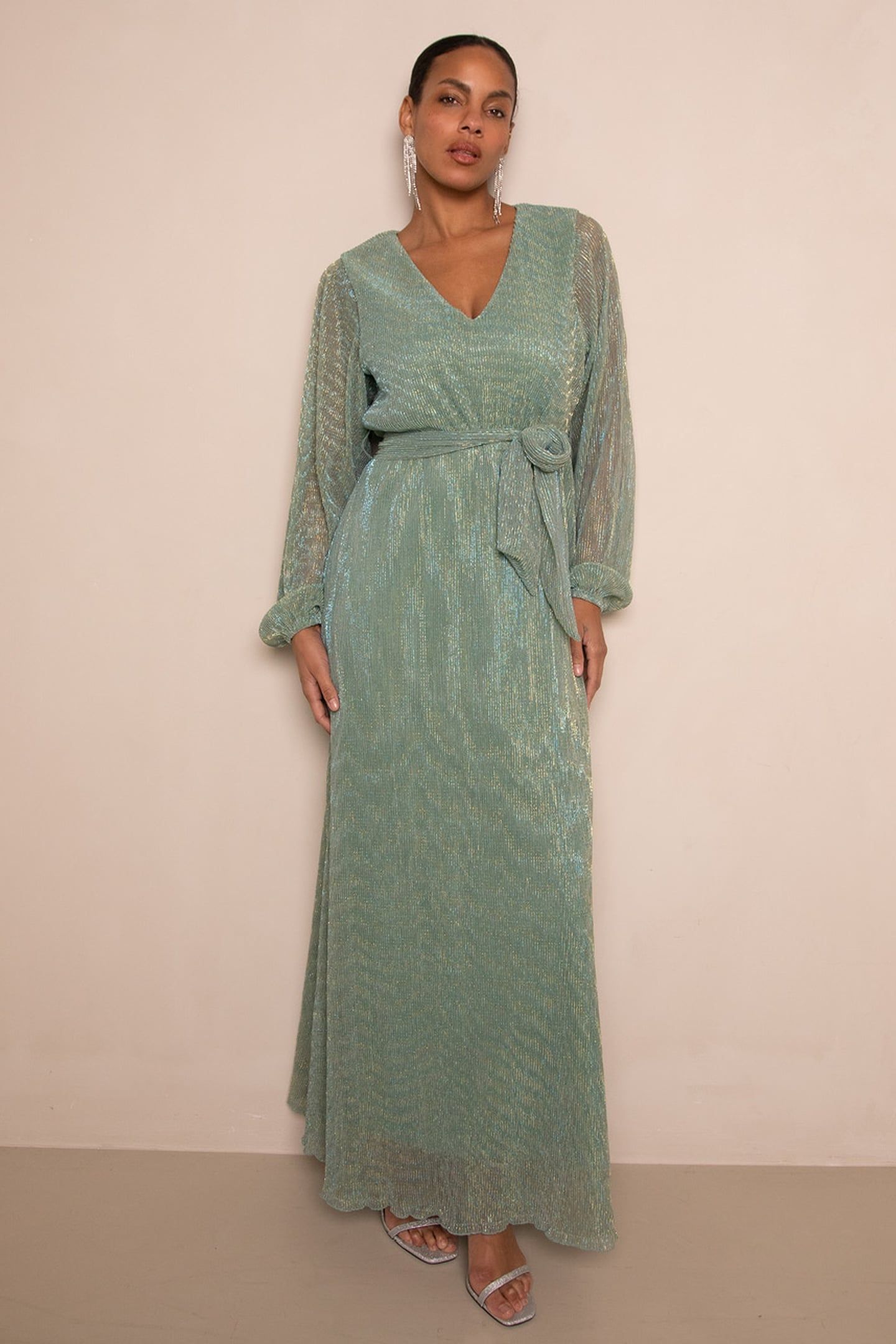 DELI DRESS JADE GREEN 1