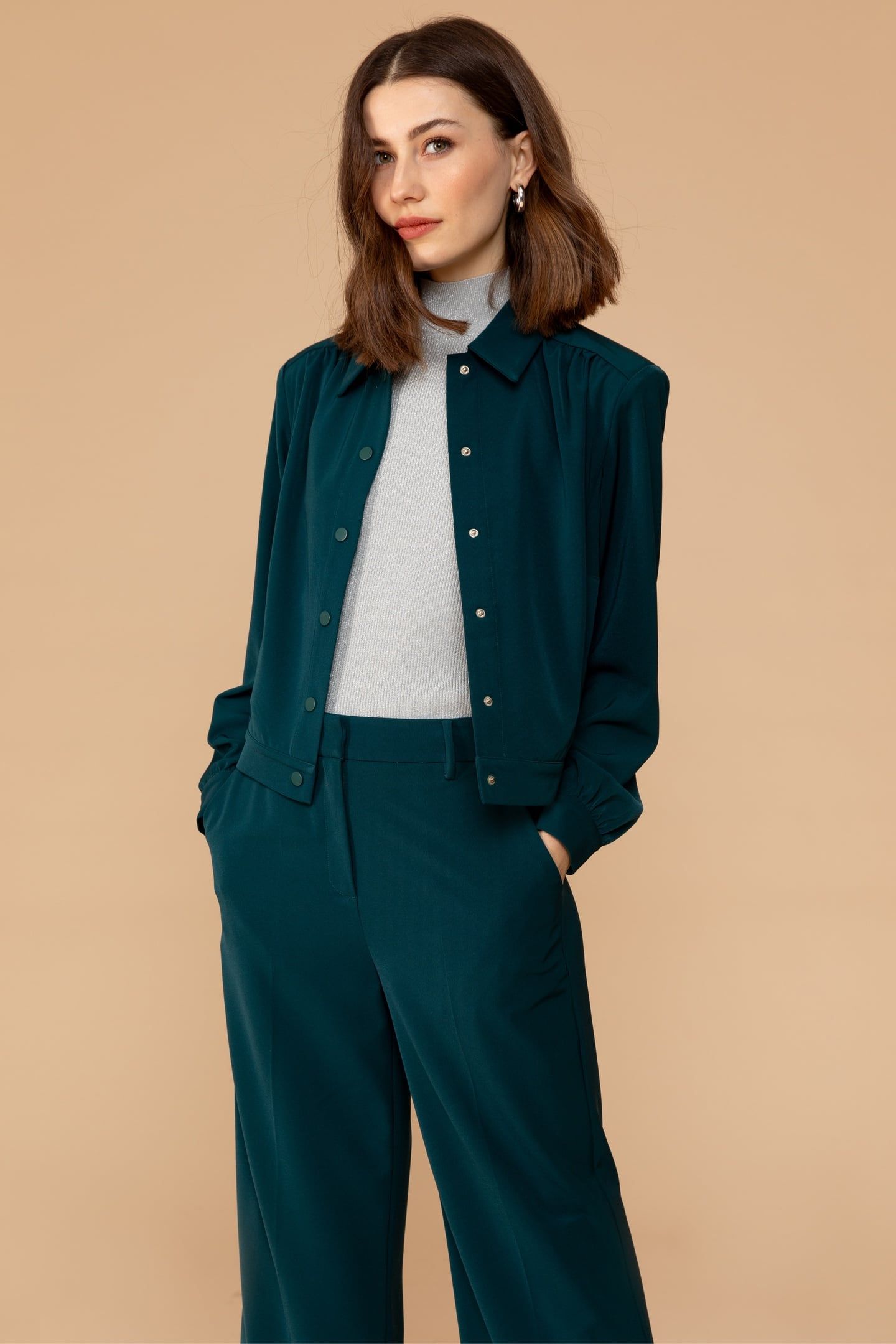 LORE JACKET DEEP TEAL 1