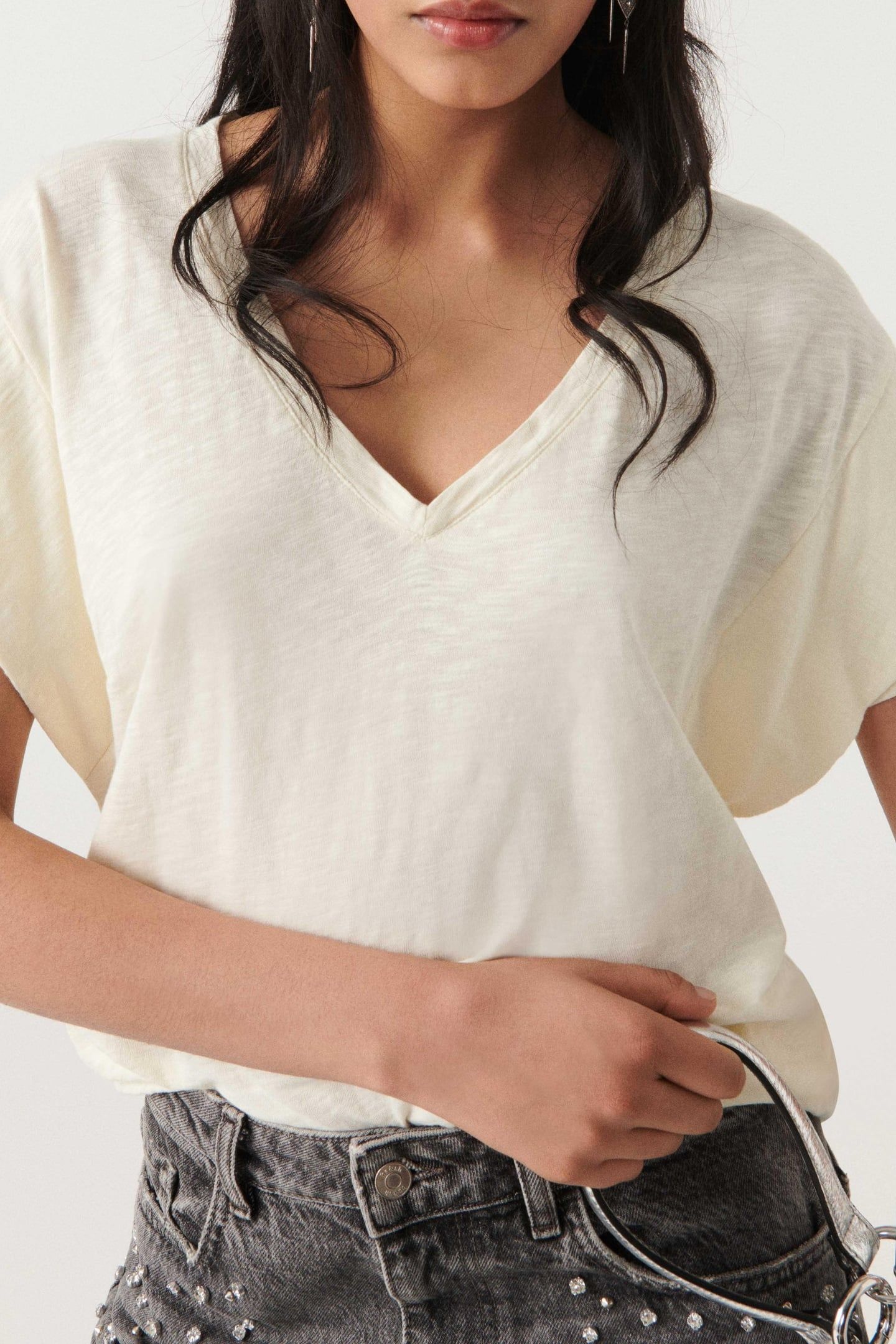 SHORT SLEEVES TEE ECRU 1