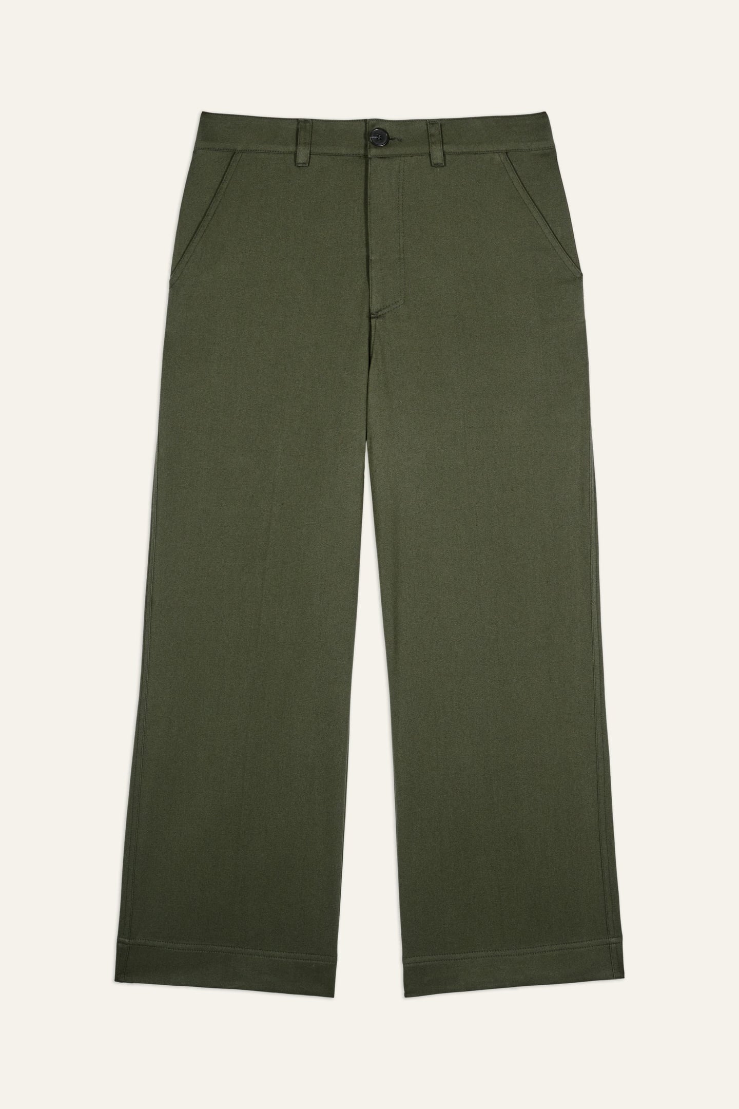 WIDE TROUSERS KAKI 4
