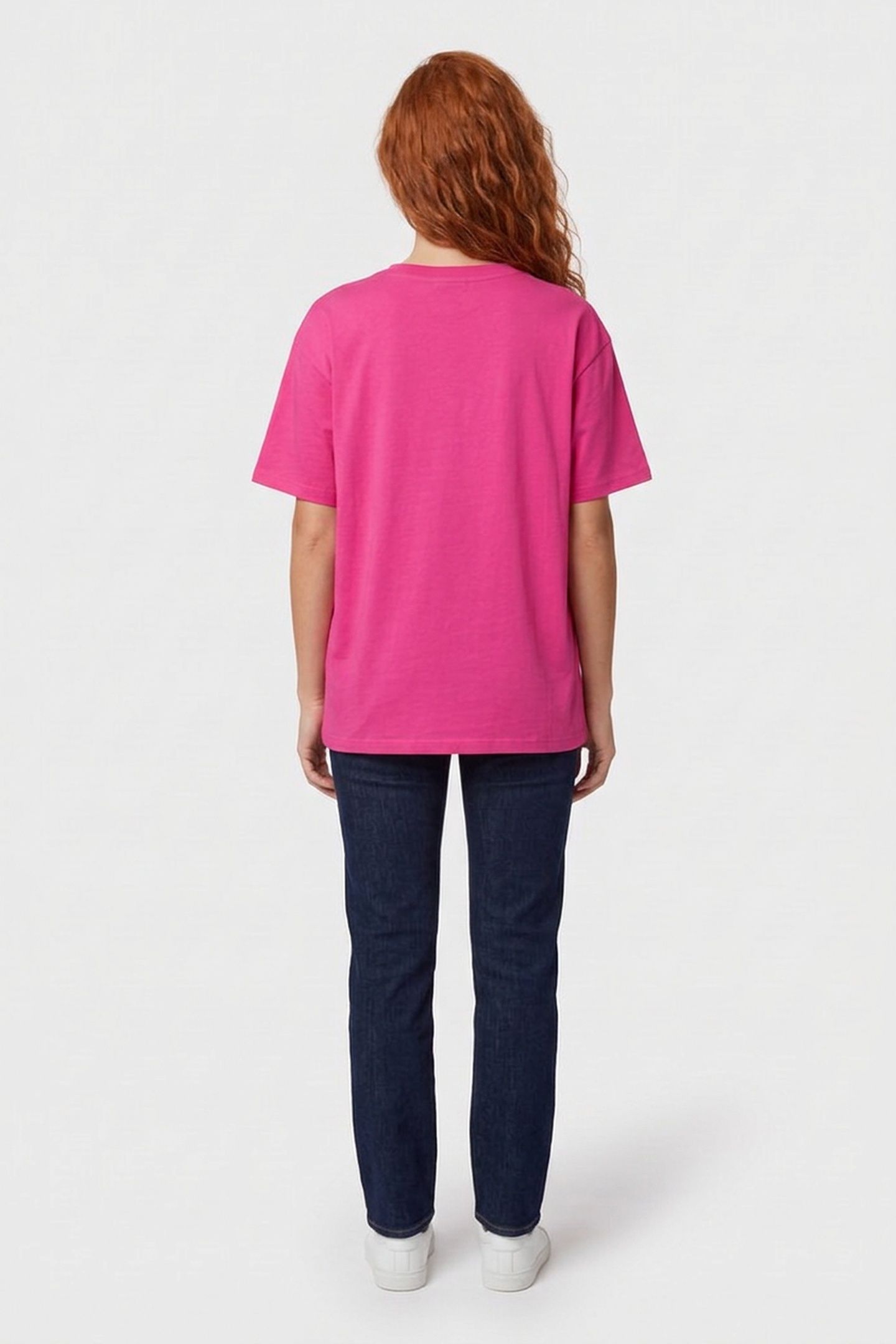 OVERSIZED T-SHIRT IN DOUBLE SMILEY® ORGANIC JERSEY PURPLE 2