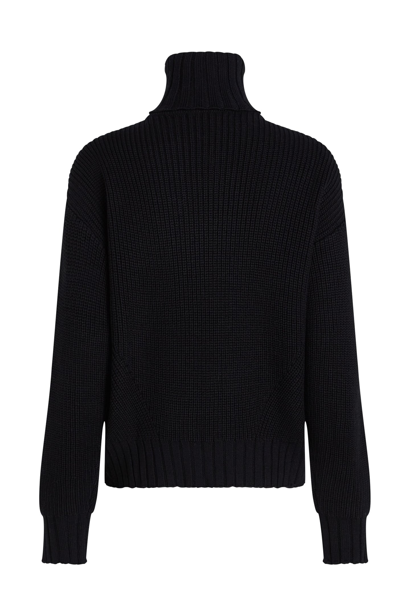 KLJ ROLL NECK SWEATER BLACK 3