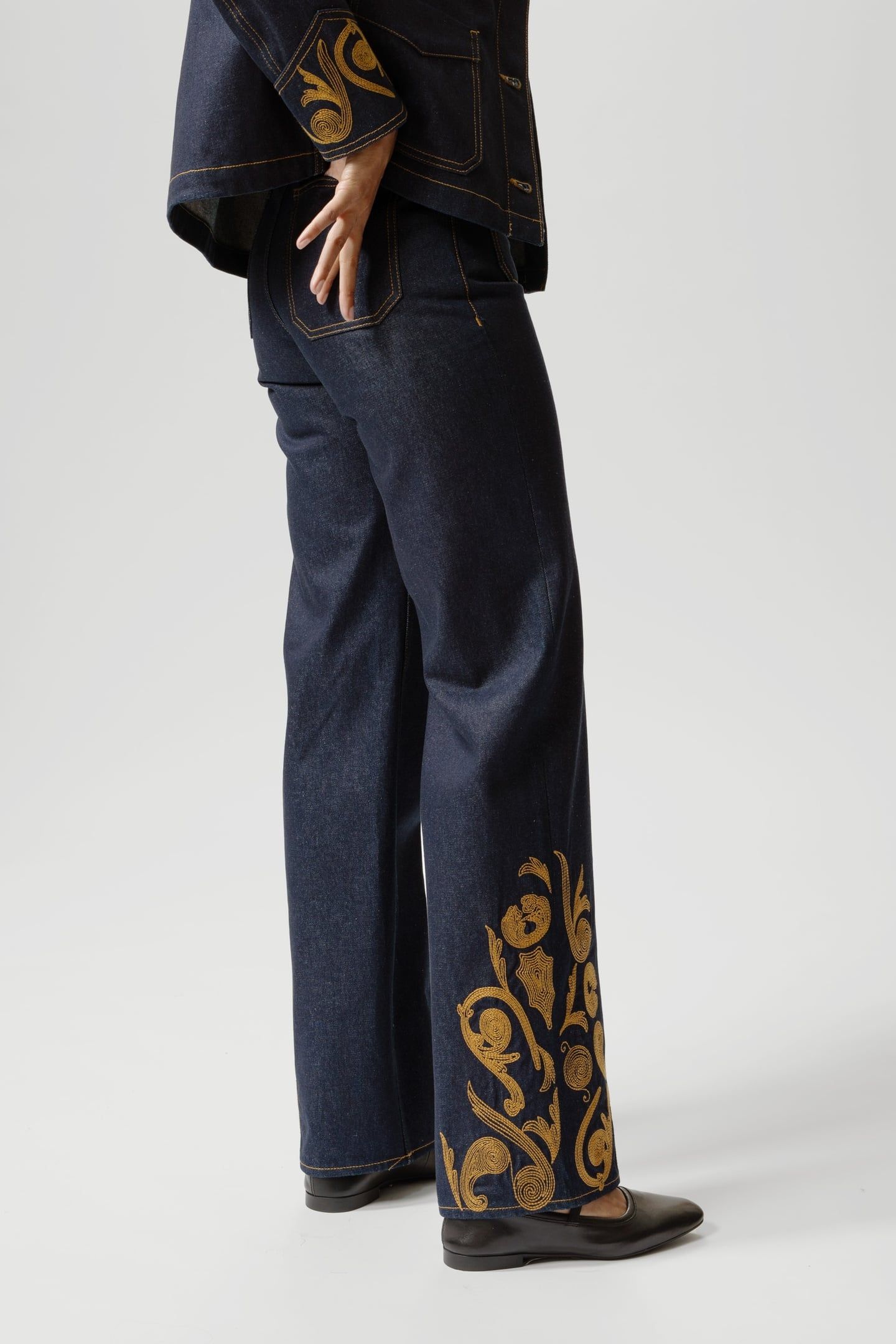 HOLLY WESTERN PANTS EMBROIDERY 2