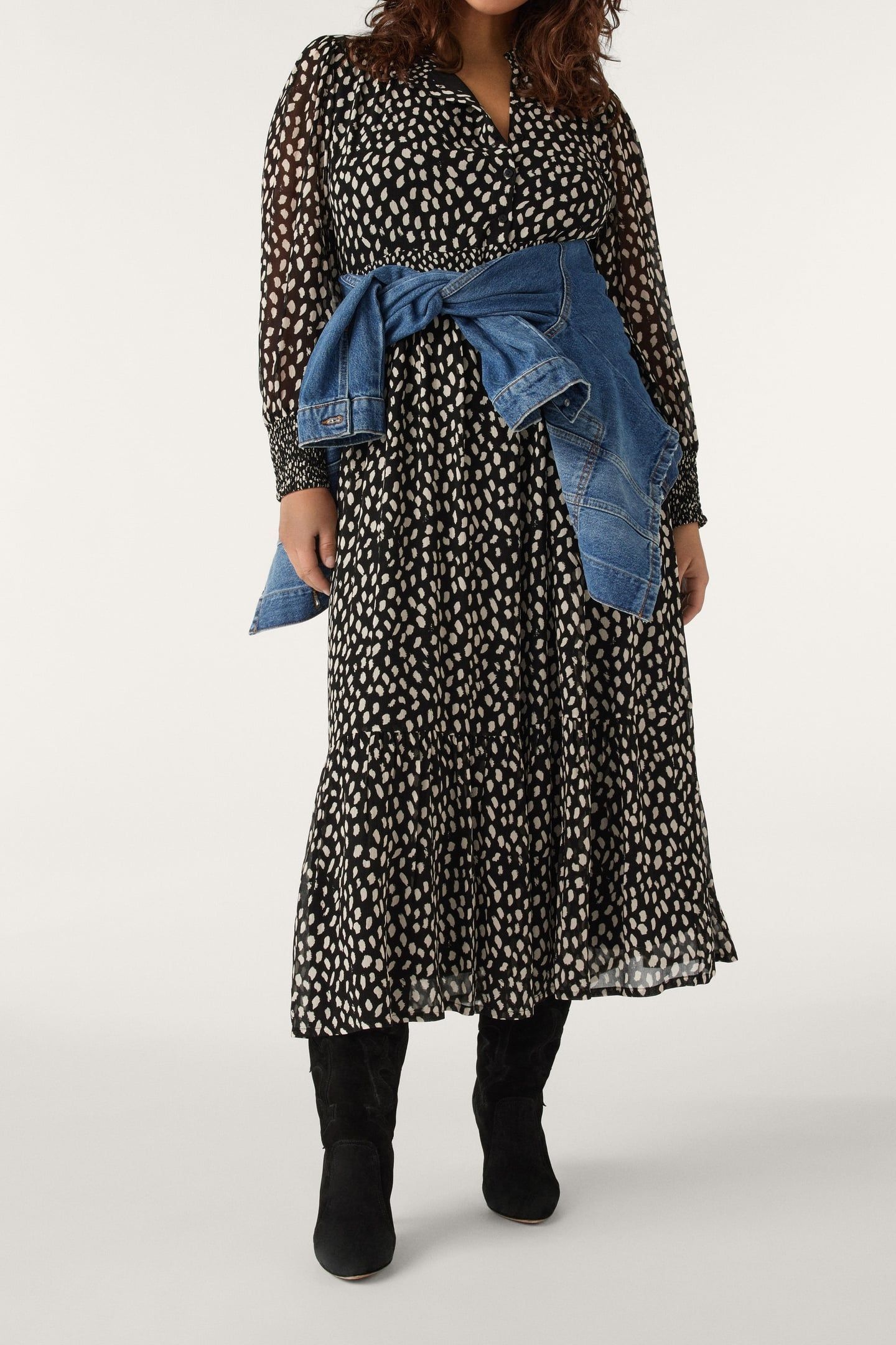 MID-LENGTH DRESS BLACK 1