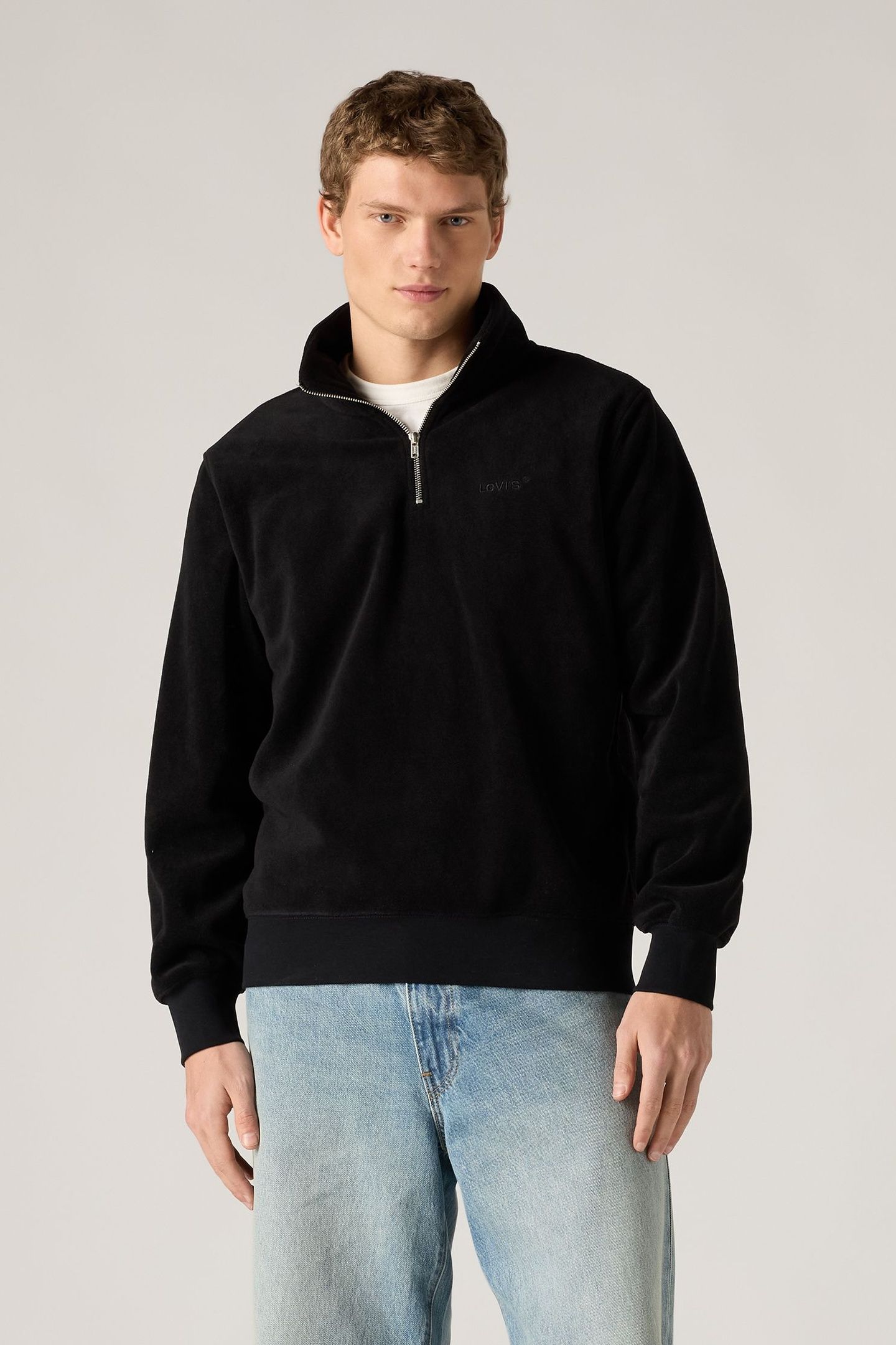 LSEORIGINAL HM 1/4 ZIP MINERAL BLACK 1