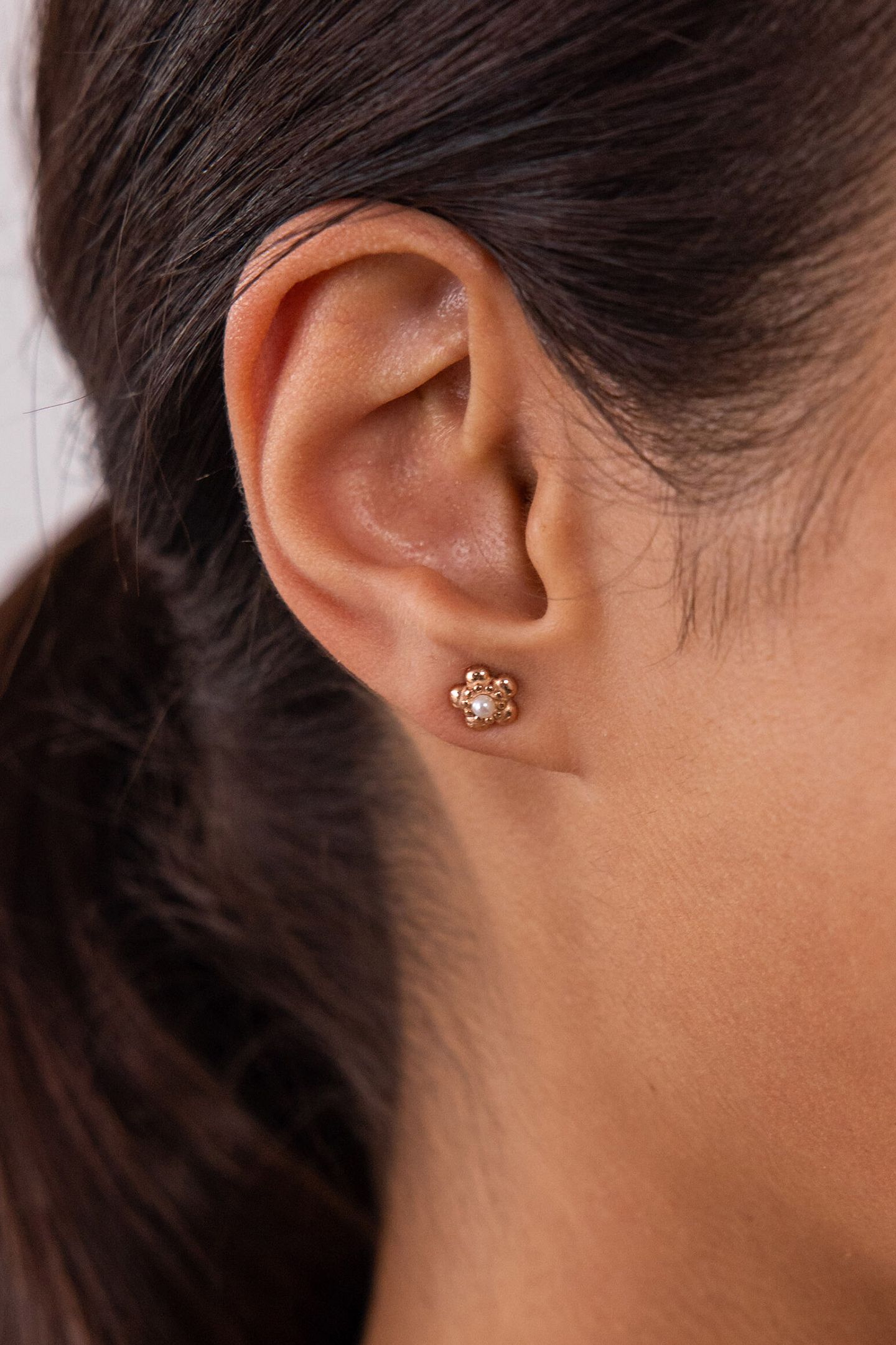 SHINY BLOOM OHRRINGE ROSEGOLD 2