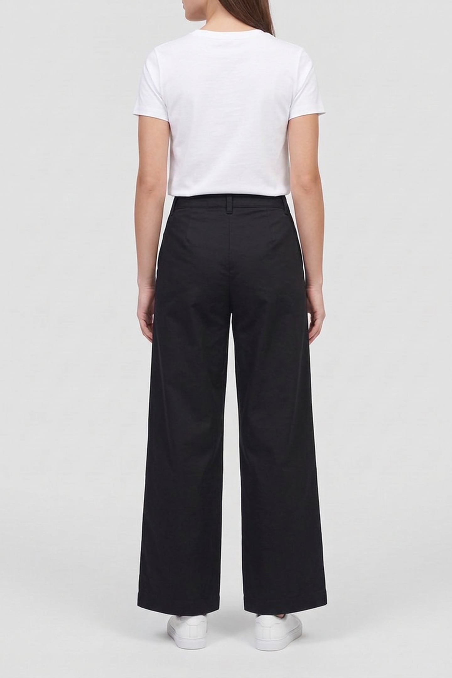 CHINO CULOTTE PANTS BLACK 2