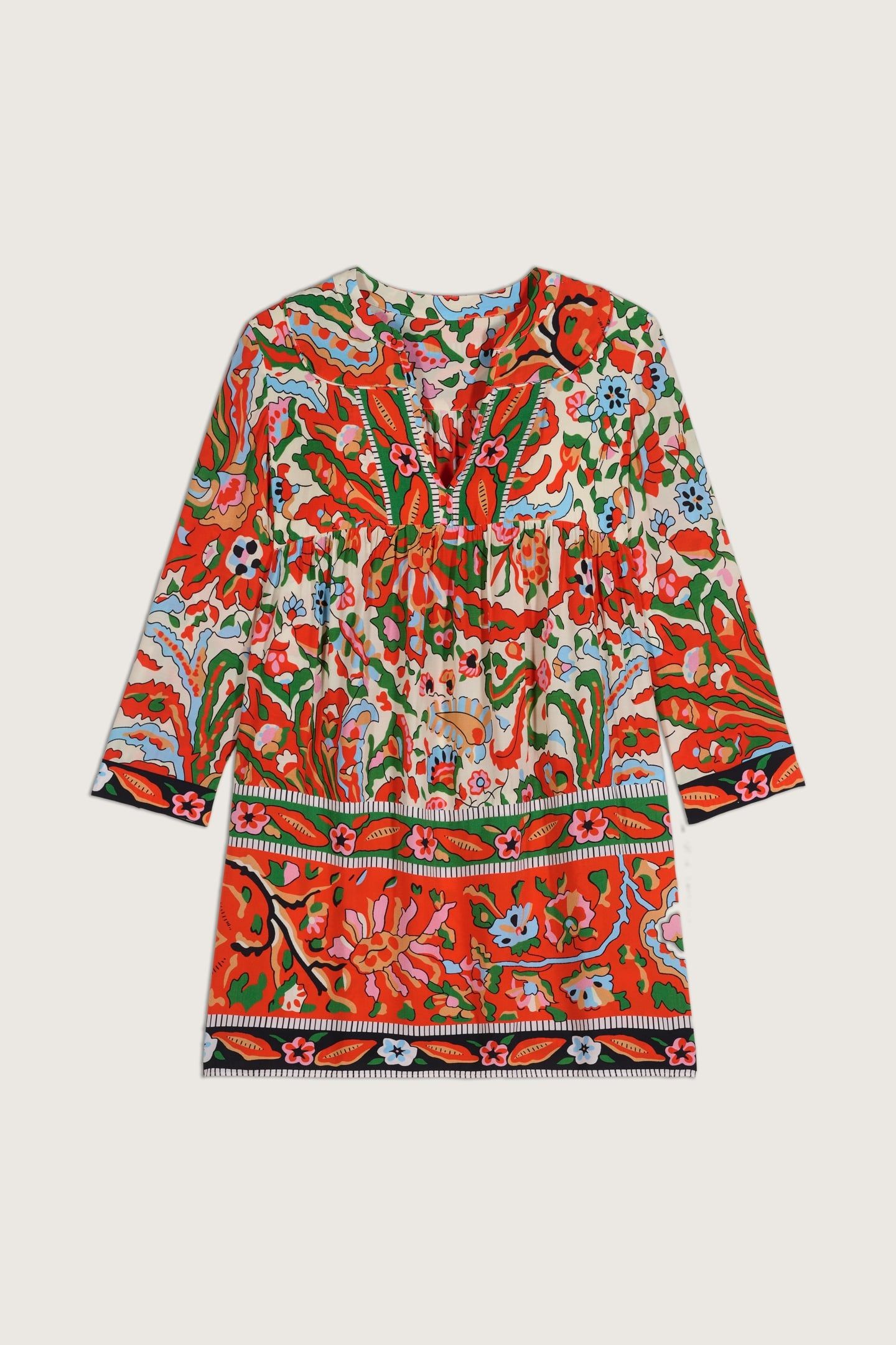 MINI DRESS ECRU 2