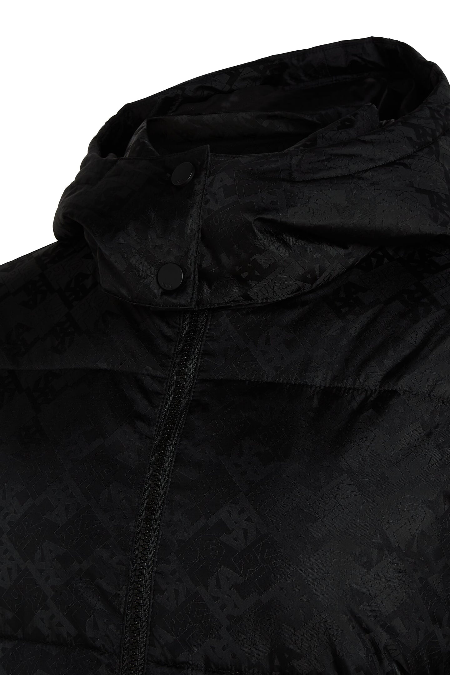 BLOCK LOGO JACQ LONG PUFFER BLACK 4