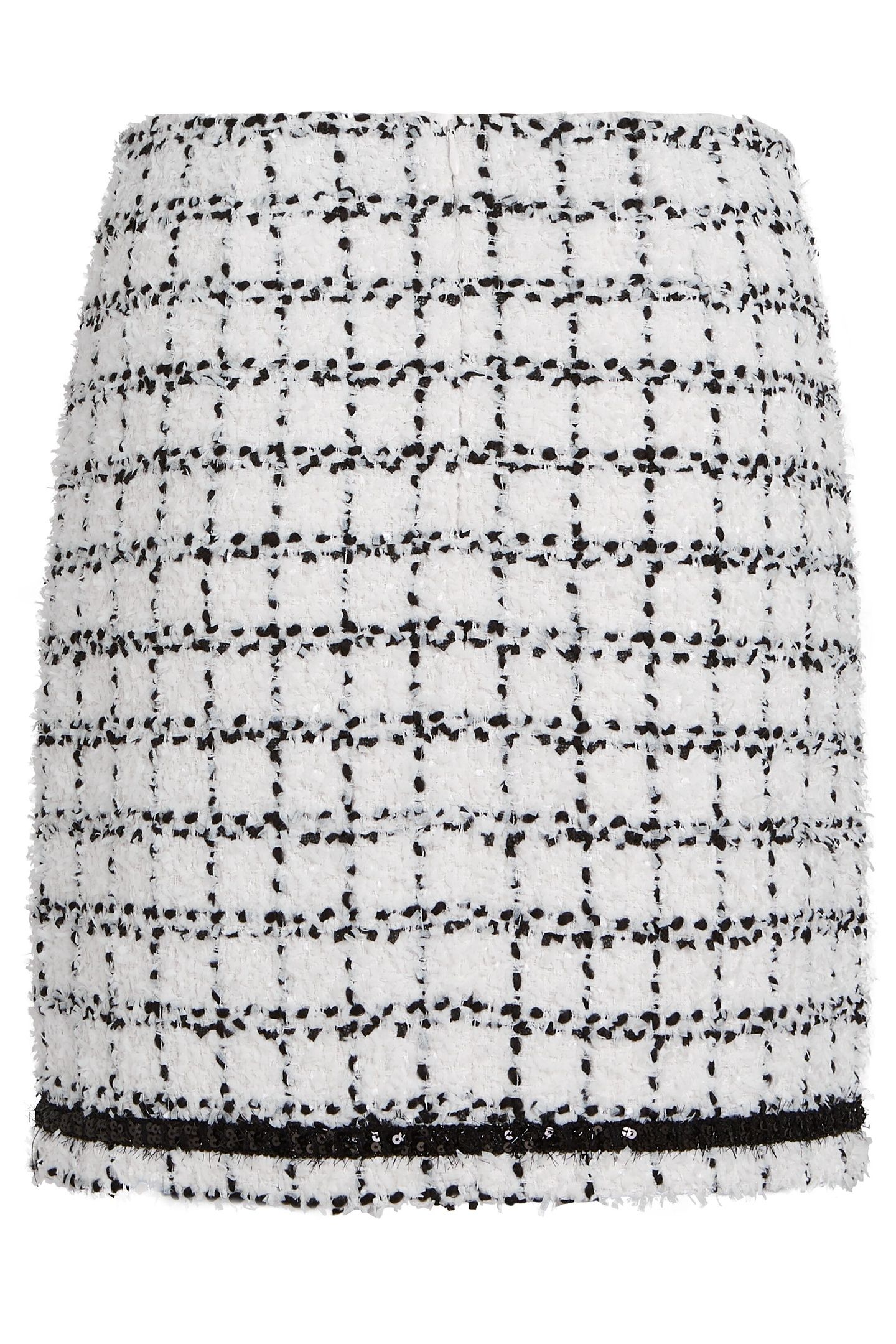 BOUCLE SKIRT BLACK WHITE KARL BOUCLE 4