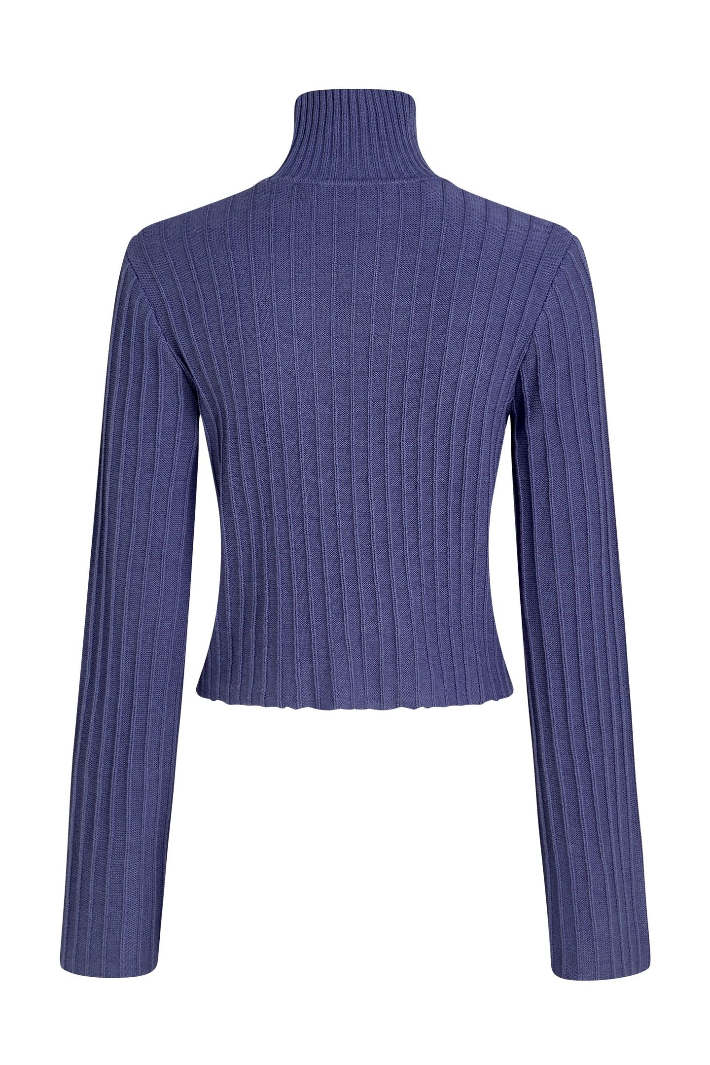 KLJ PLISSE SWEATER SKIPPER BLUE 5