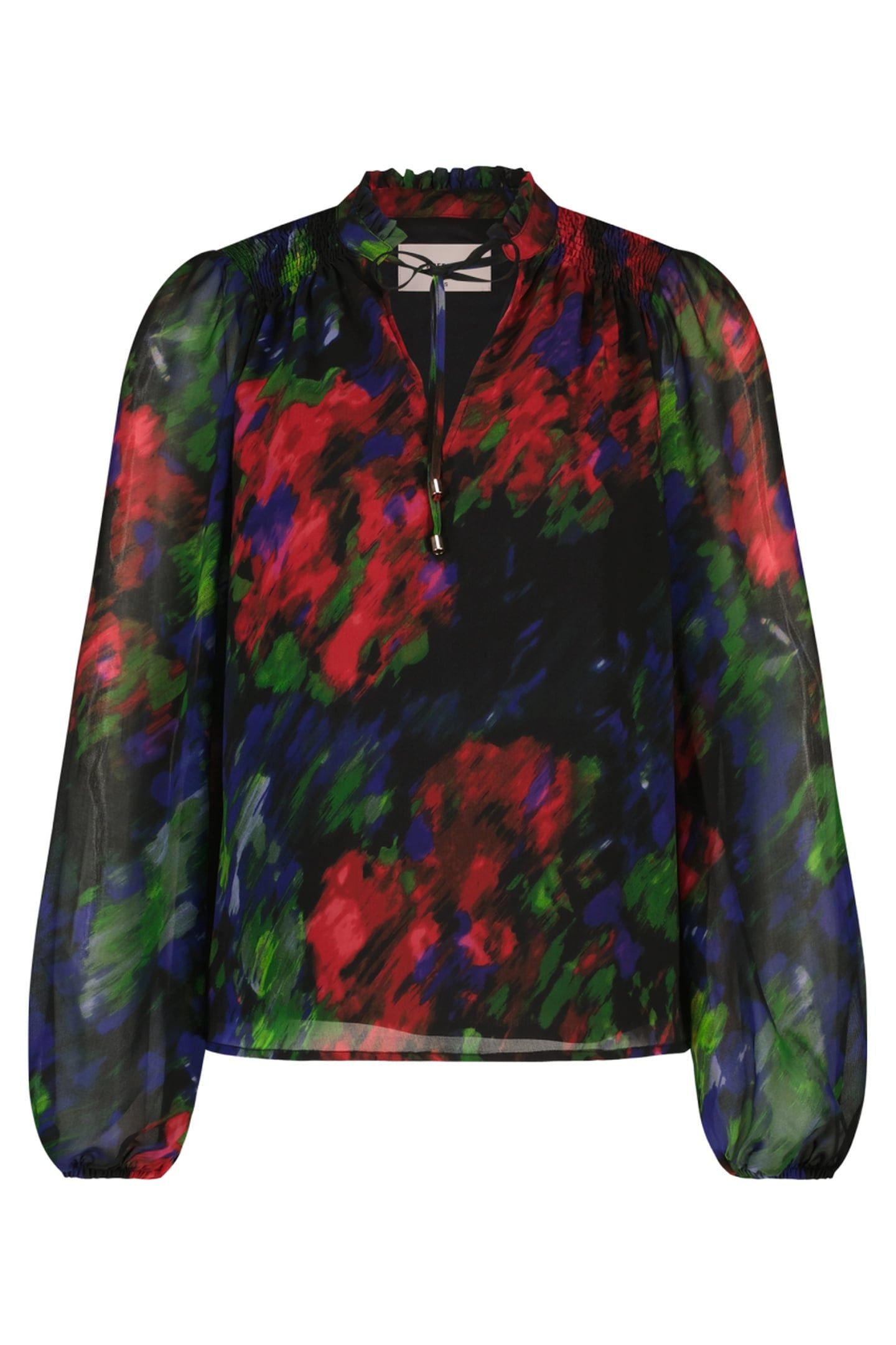 SUNDAY BLOUSE MULTI RED 2