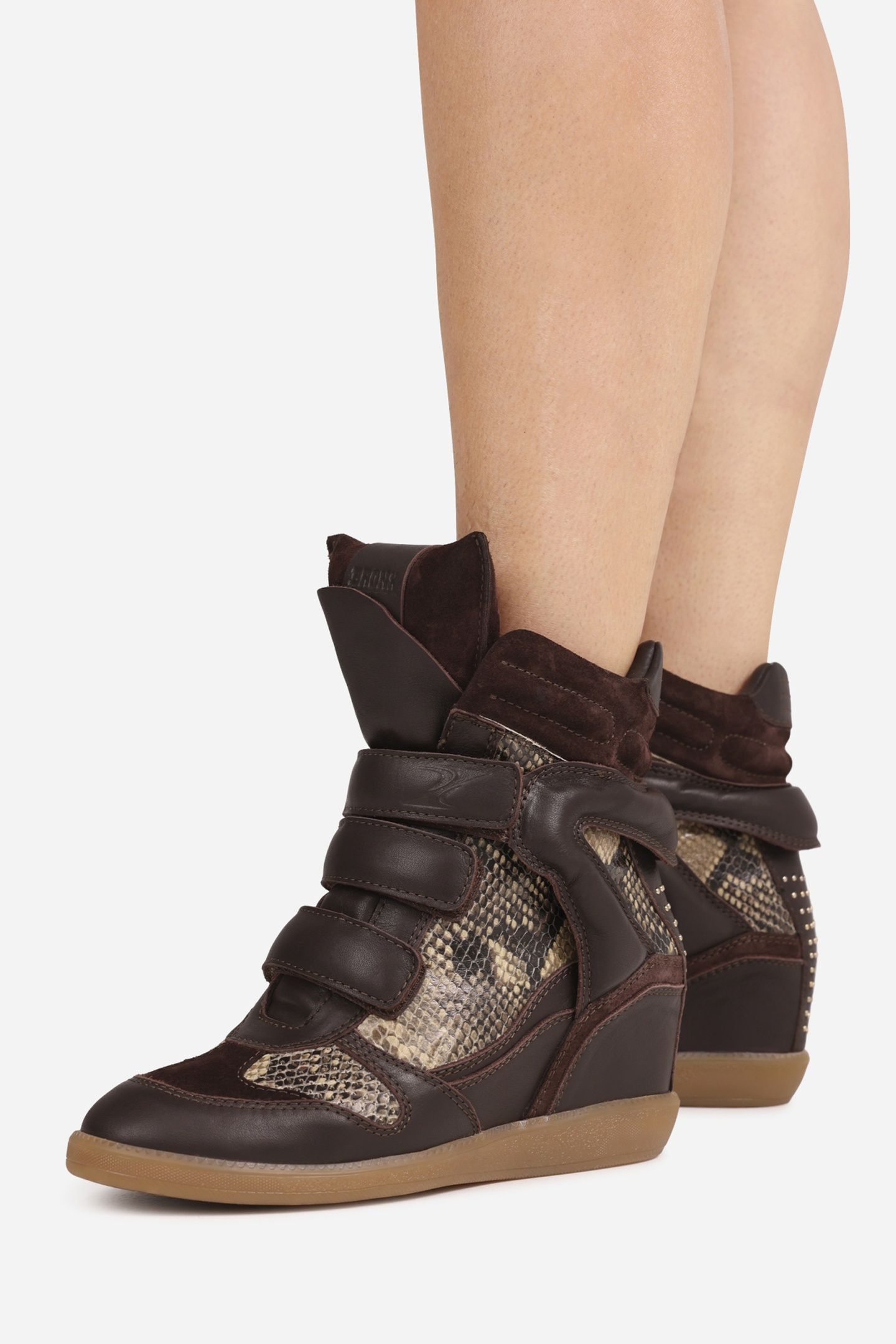 JAE-YY SNEAKER DARK BROWN/STONE OLIVE 2