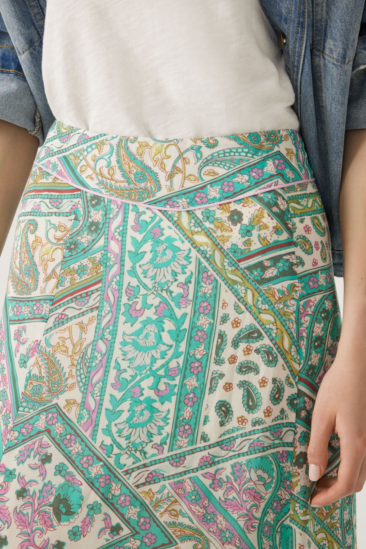LONG SKIRT VERT 4