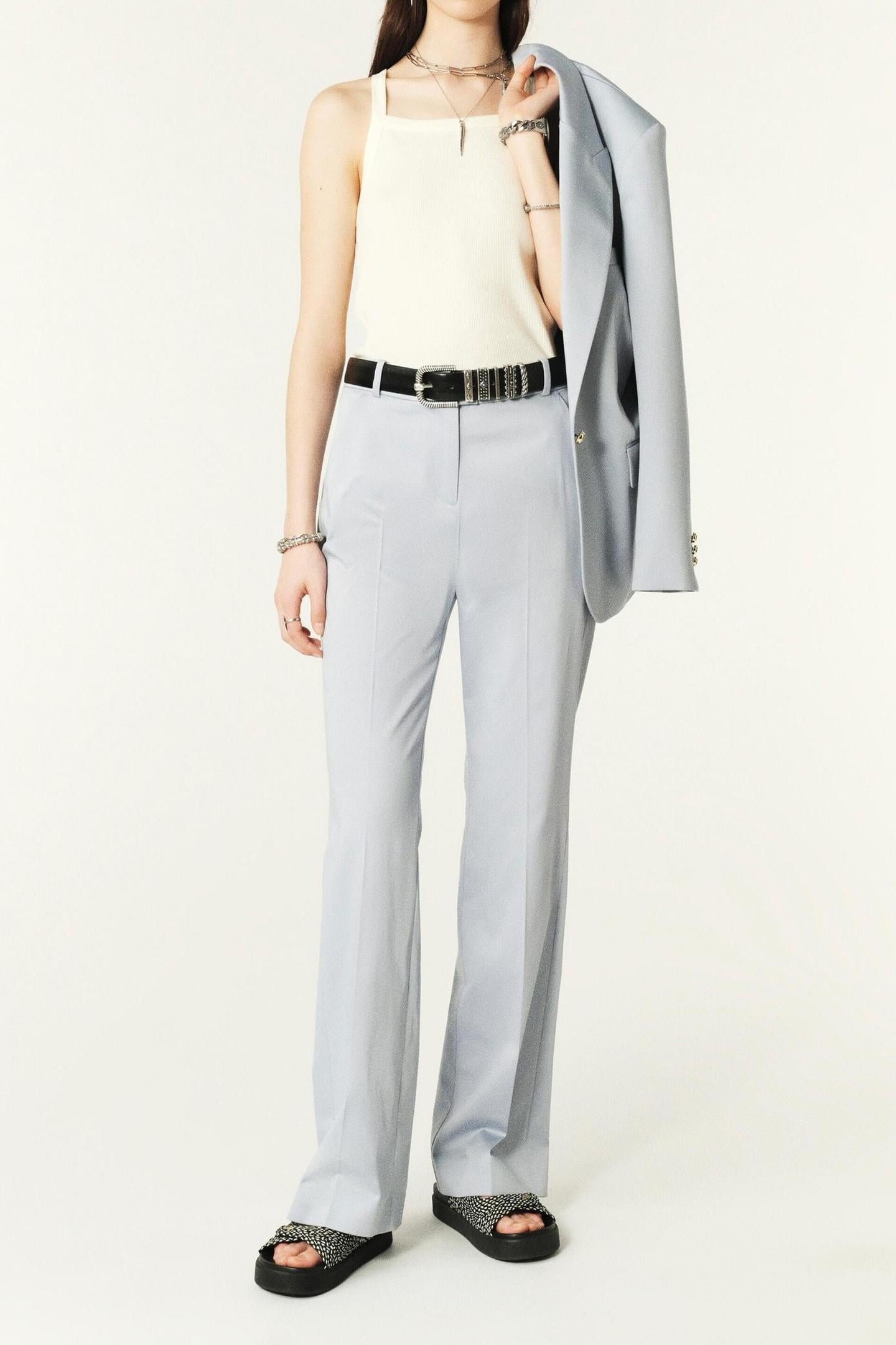 WIDE TROUSERS BLUECIEL 1